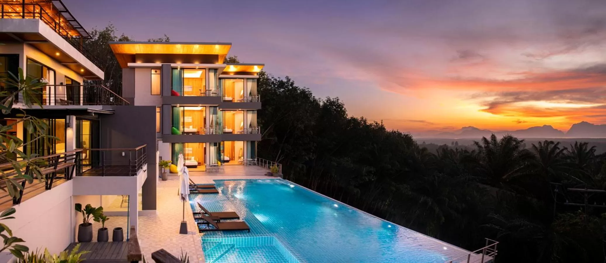 Swimming pool in Ao Luek Panoramic Pool-SHA Plus