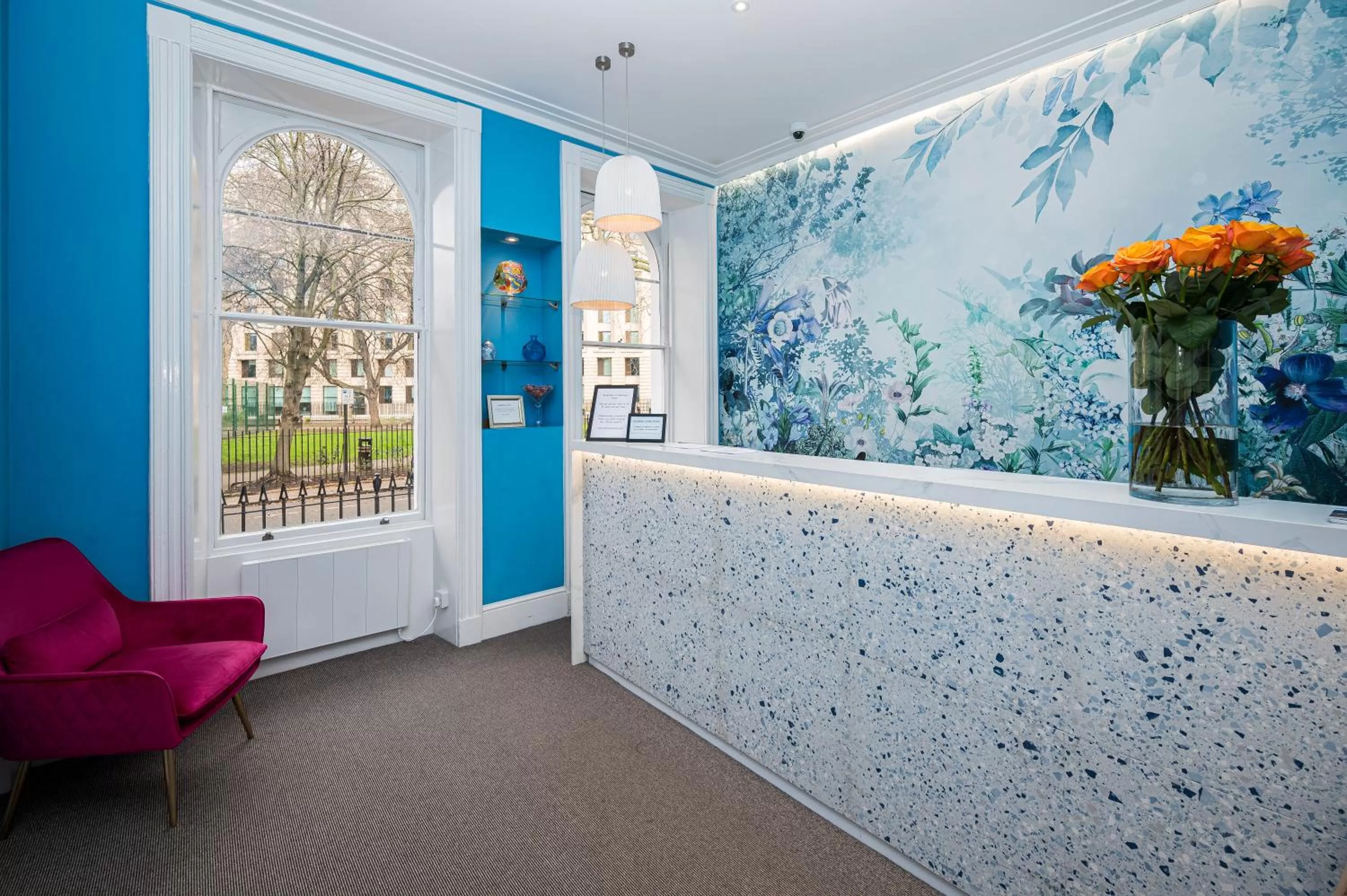 Lobby or reception in Mentone Hotel