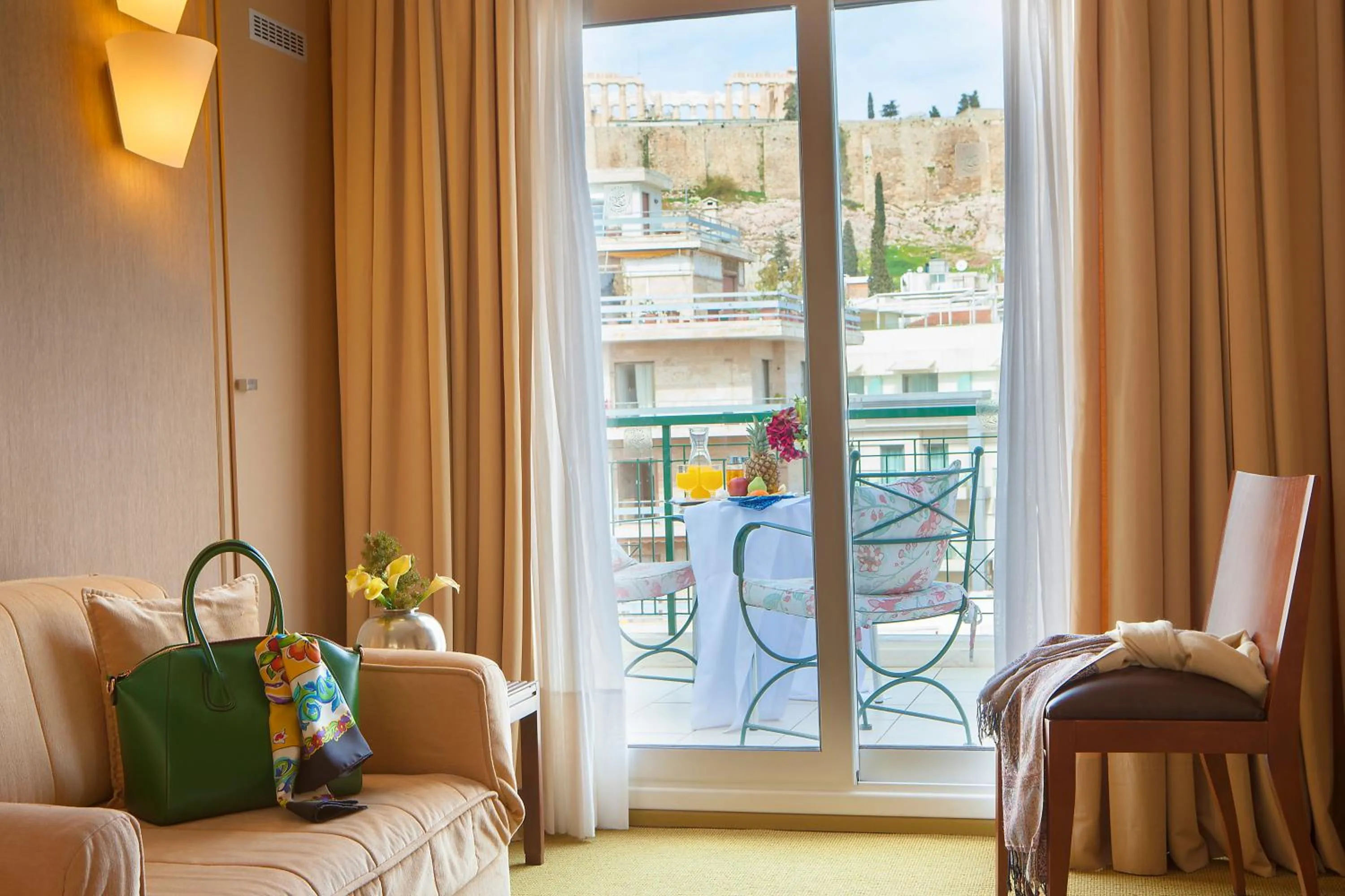 Balcony/Terrace in Philippos Hotel