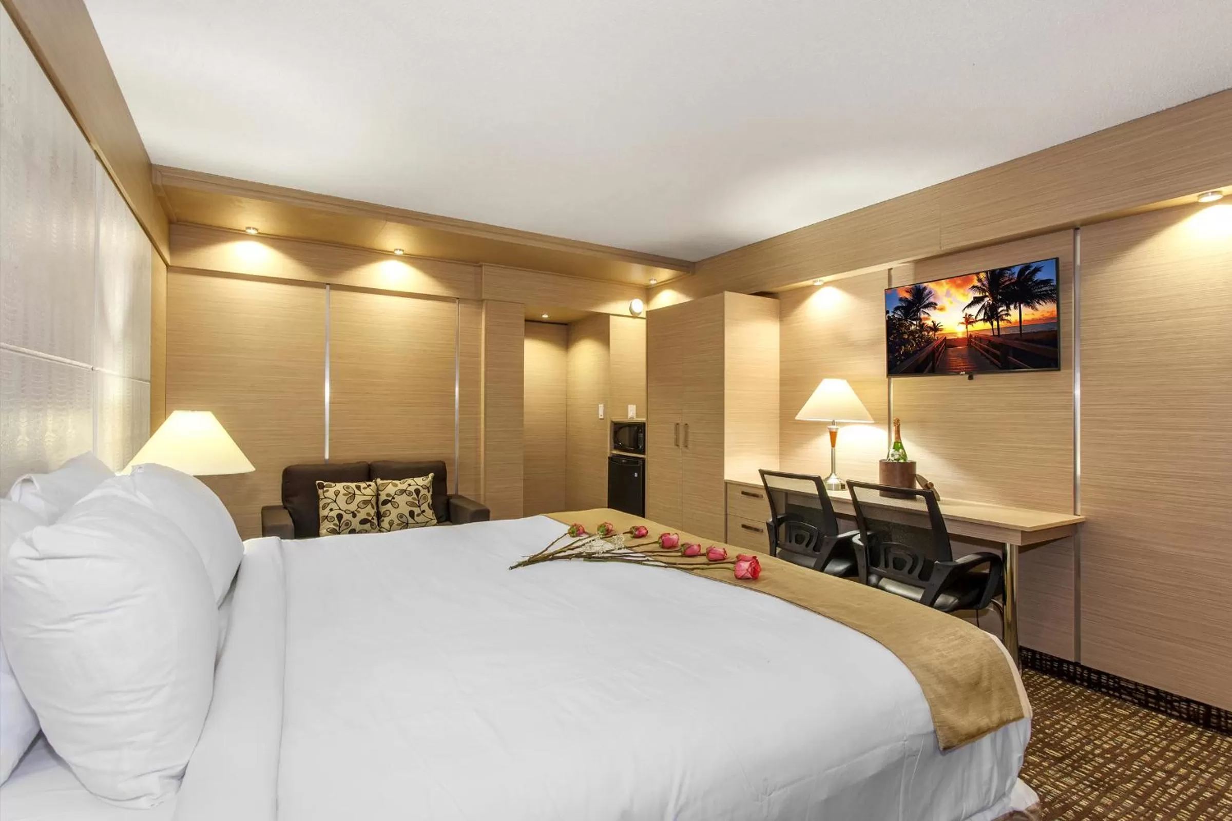 Photo of the whole room, Bed in Ocean Beach Palace