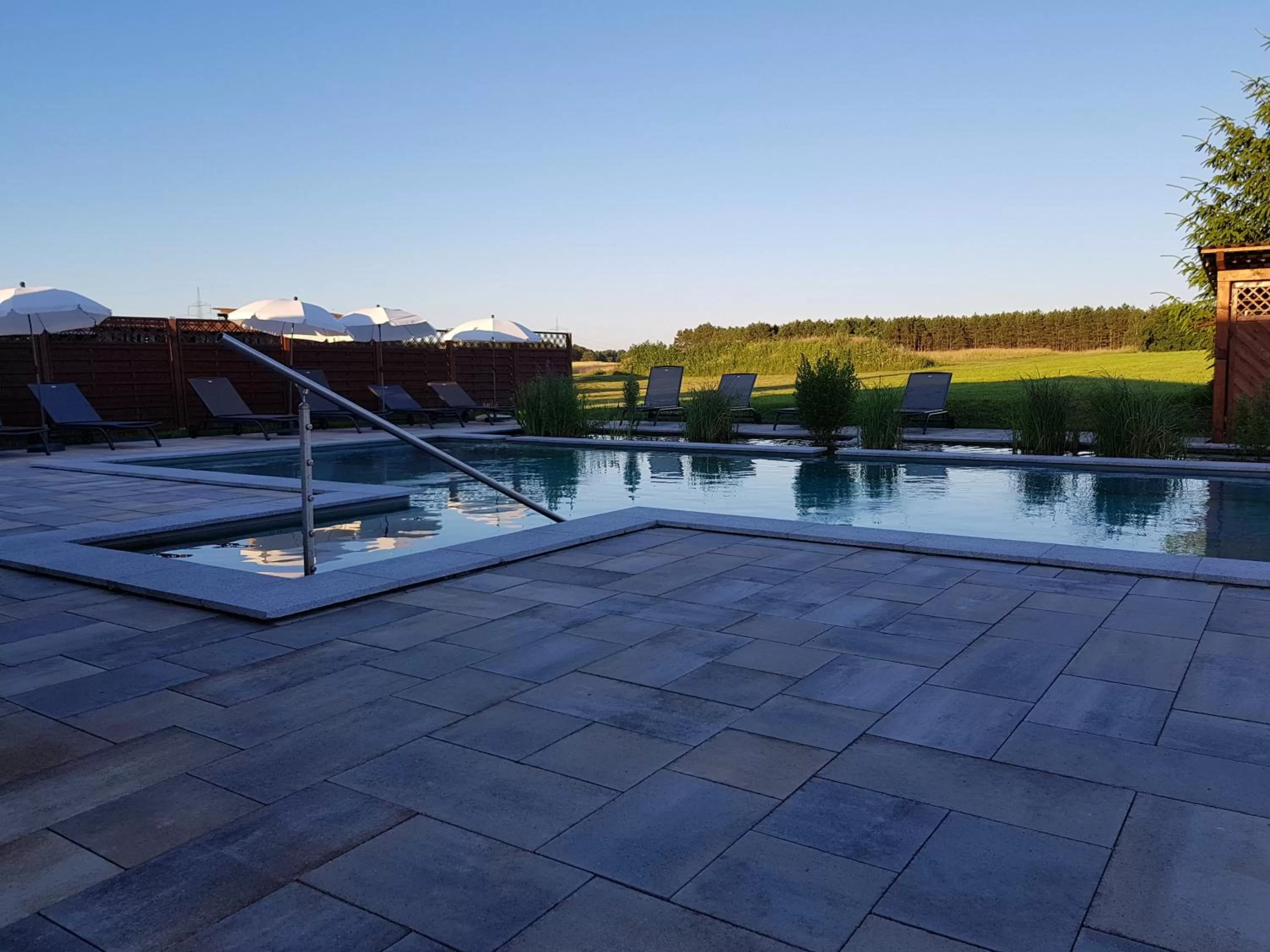 Swimming pool in Spreewaldhof Romantik - Hotel Garni