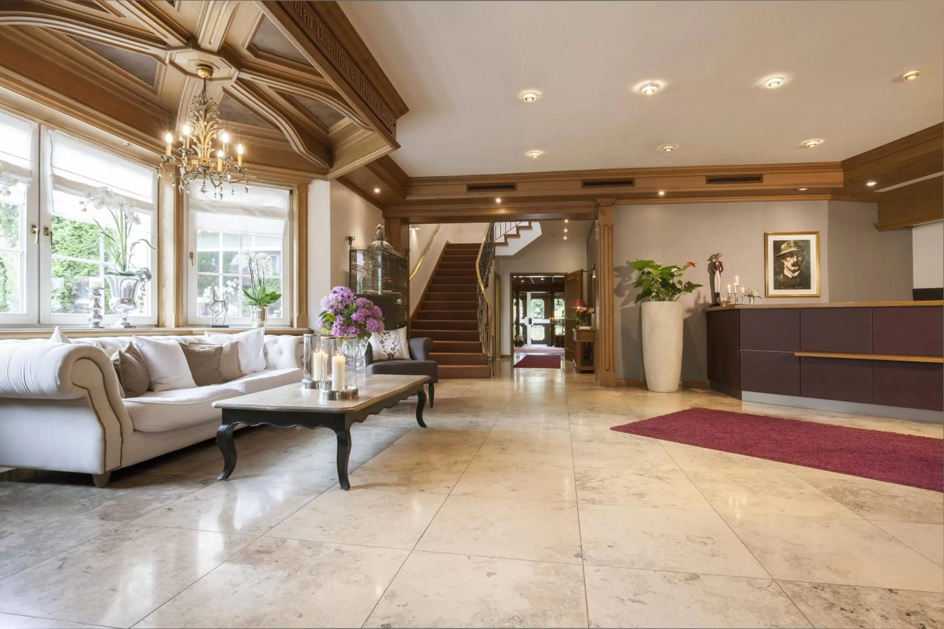 Lobby or reception in Niemeyers Romantik Posthotel