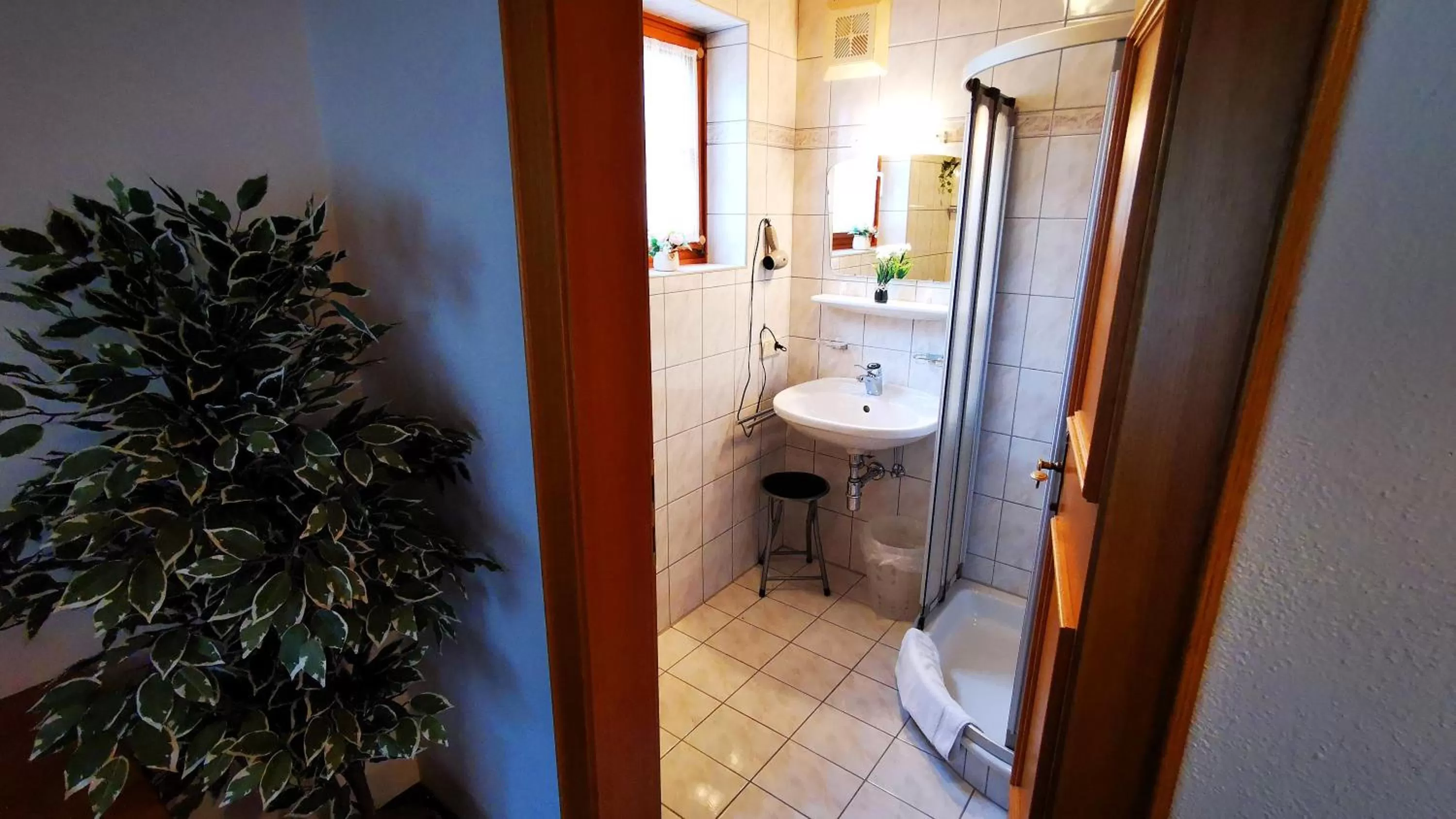 Shower in Gasthof Geronimo