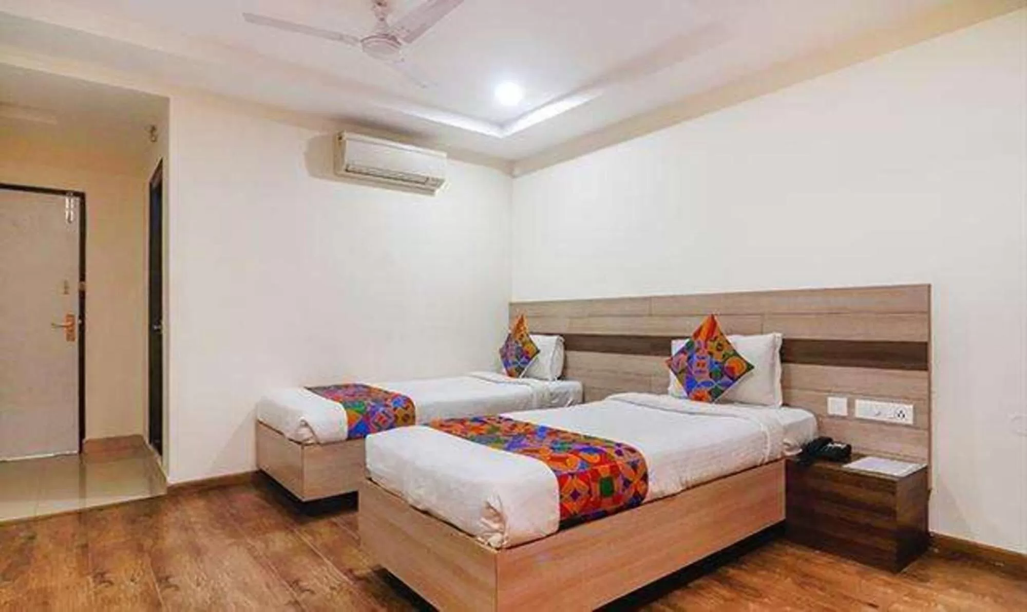 Photo of the whole room, Bed in FabHotel Pride Inn Financia