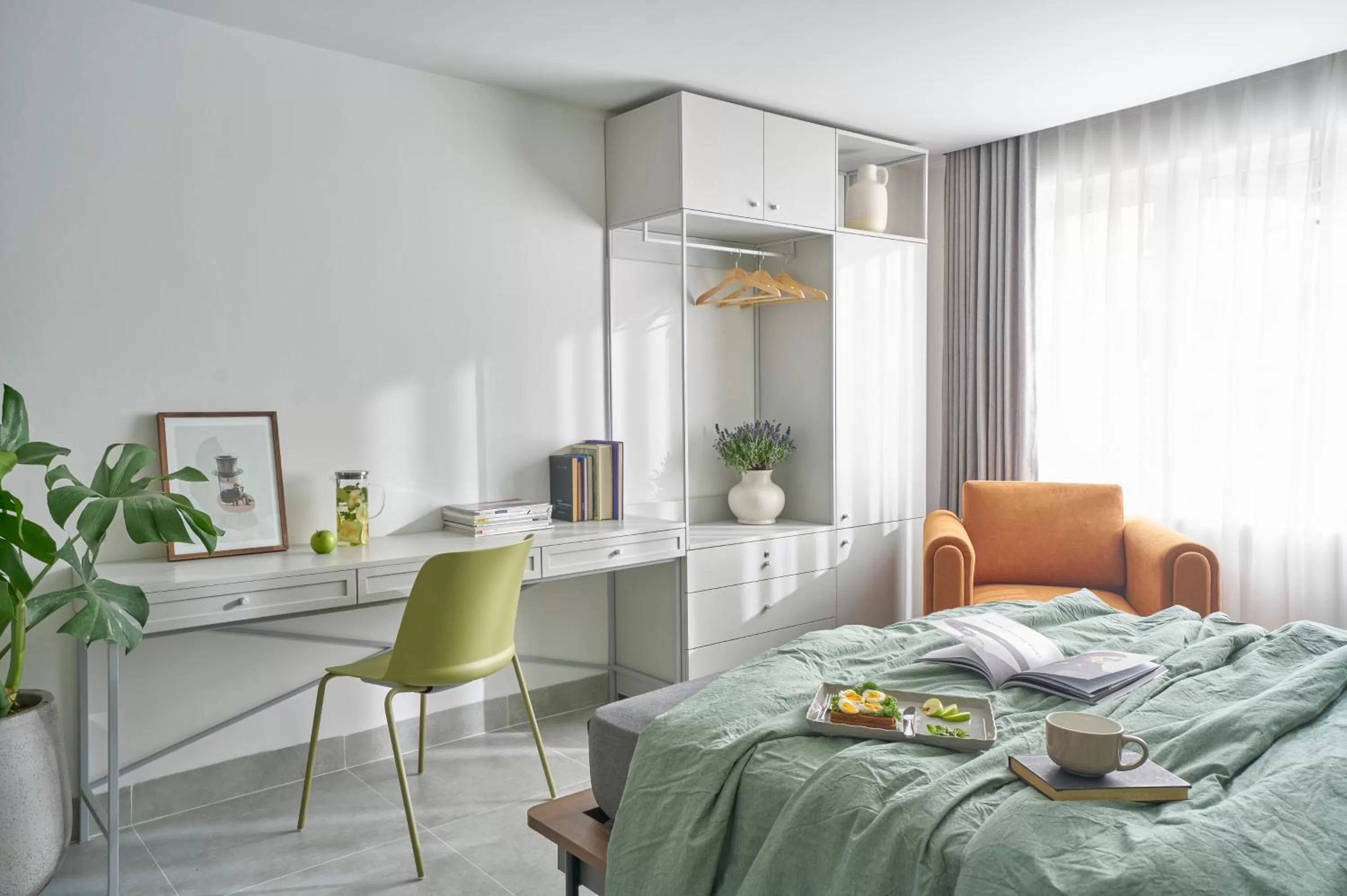 Coffee/tea facilities, Bed in M Village Living Cửu Long