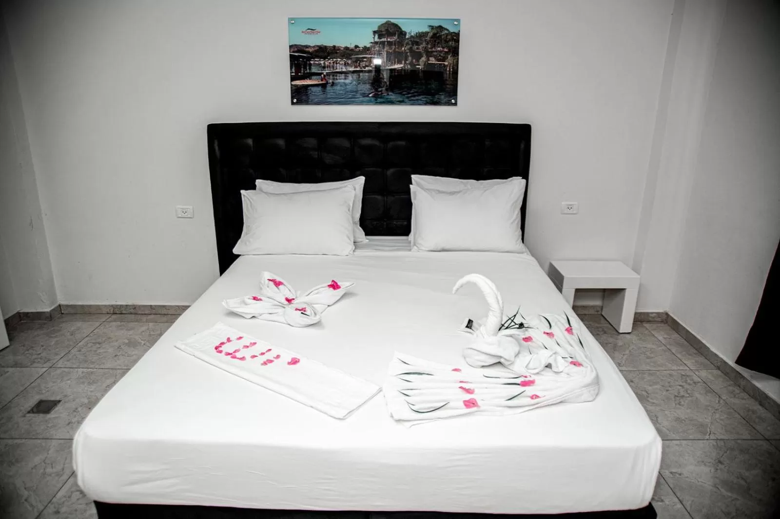 Bed in Red Sea Hotel