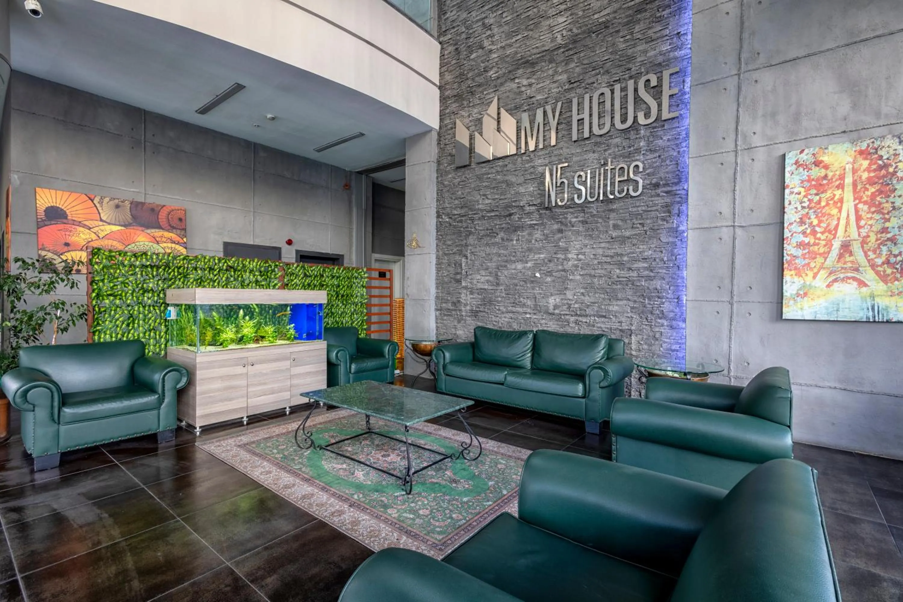 Lobby or reception in My House N5 Suites Hotel