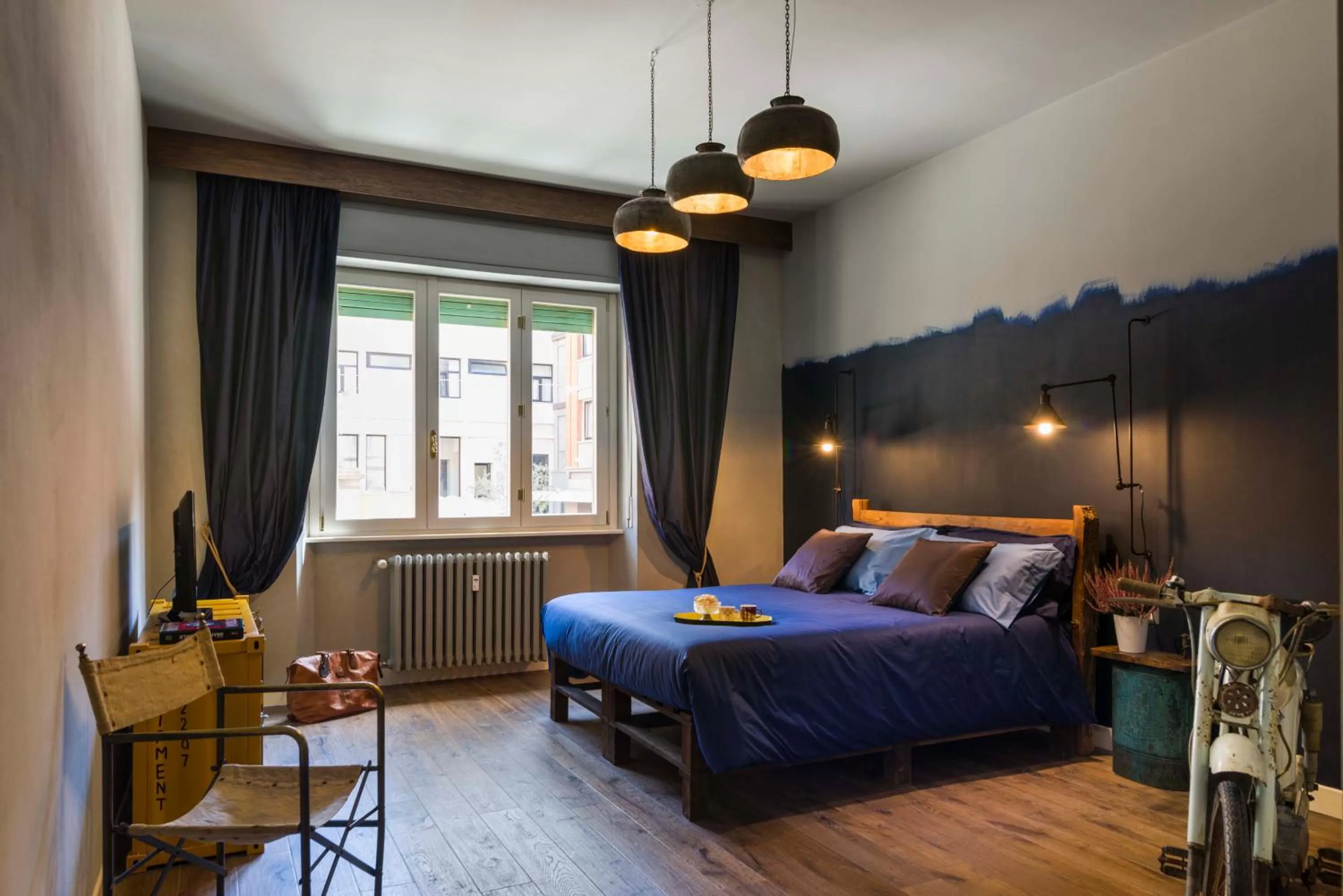 Bedroom, Bed in Frími Boutique Rooms b&b