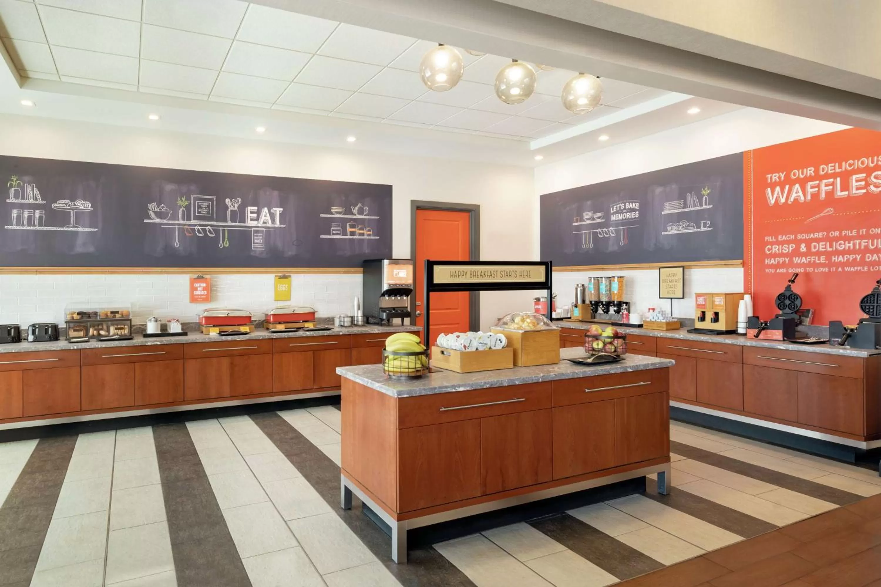 Breakfast in Hampton Inn Portland Downtown Waterfront