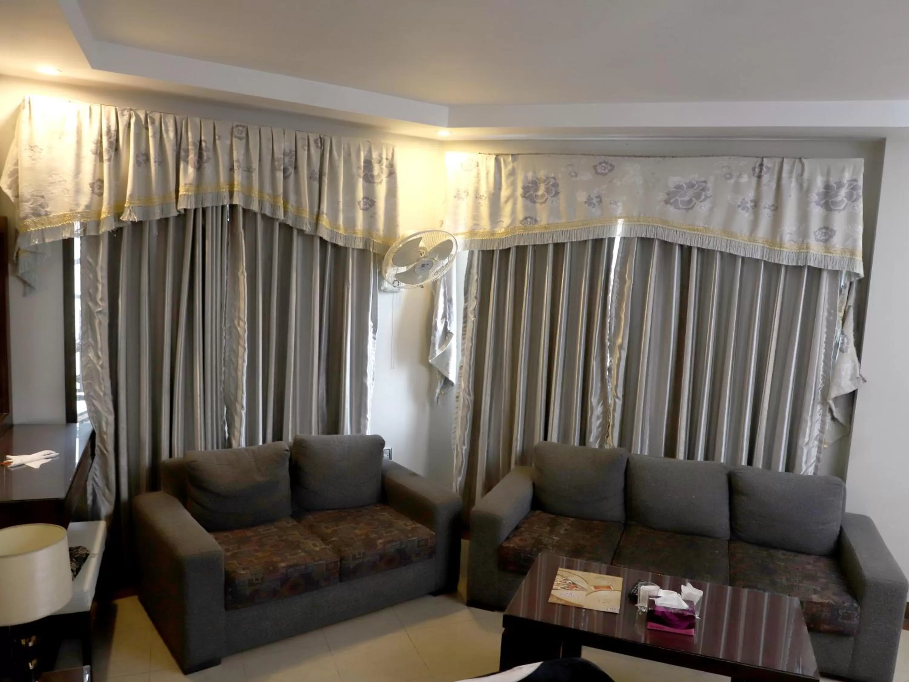 Seating area in Hotel Multan Continental