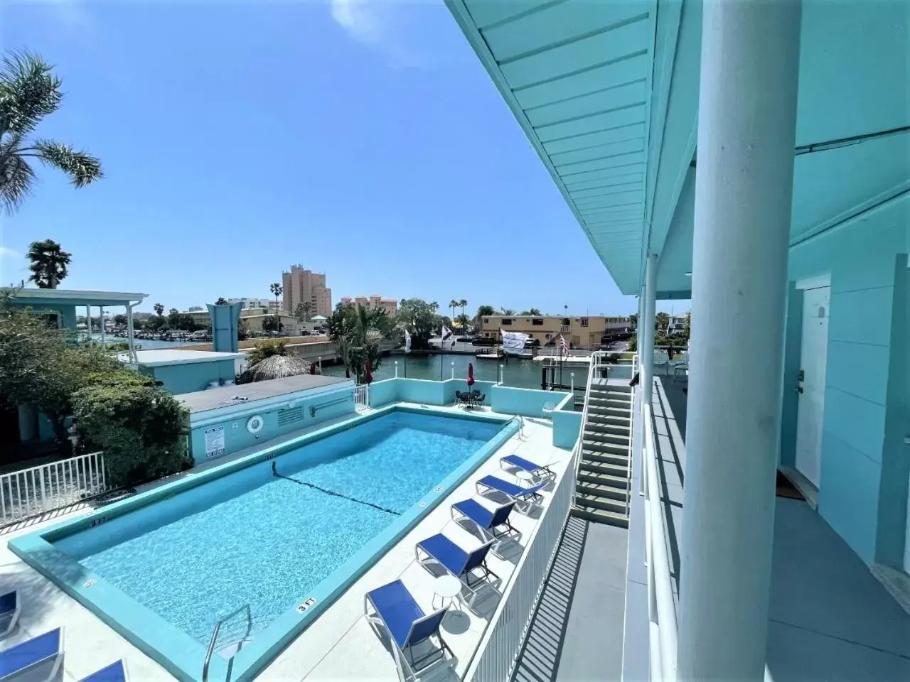 Balcony/Terrace, Swimming Pool in Sea Jay Motel and Marina Balcony/Terrace, Swimming Pool in Sea Jay Motel and Marina