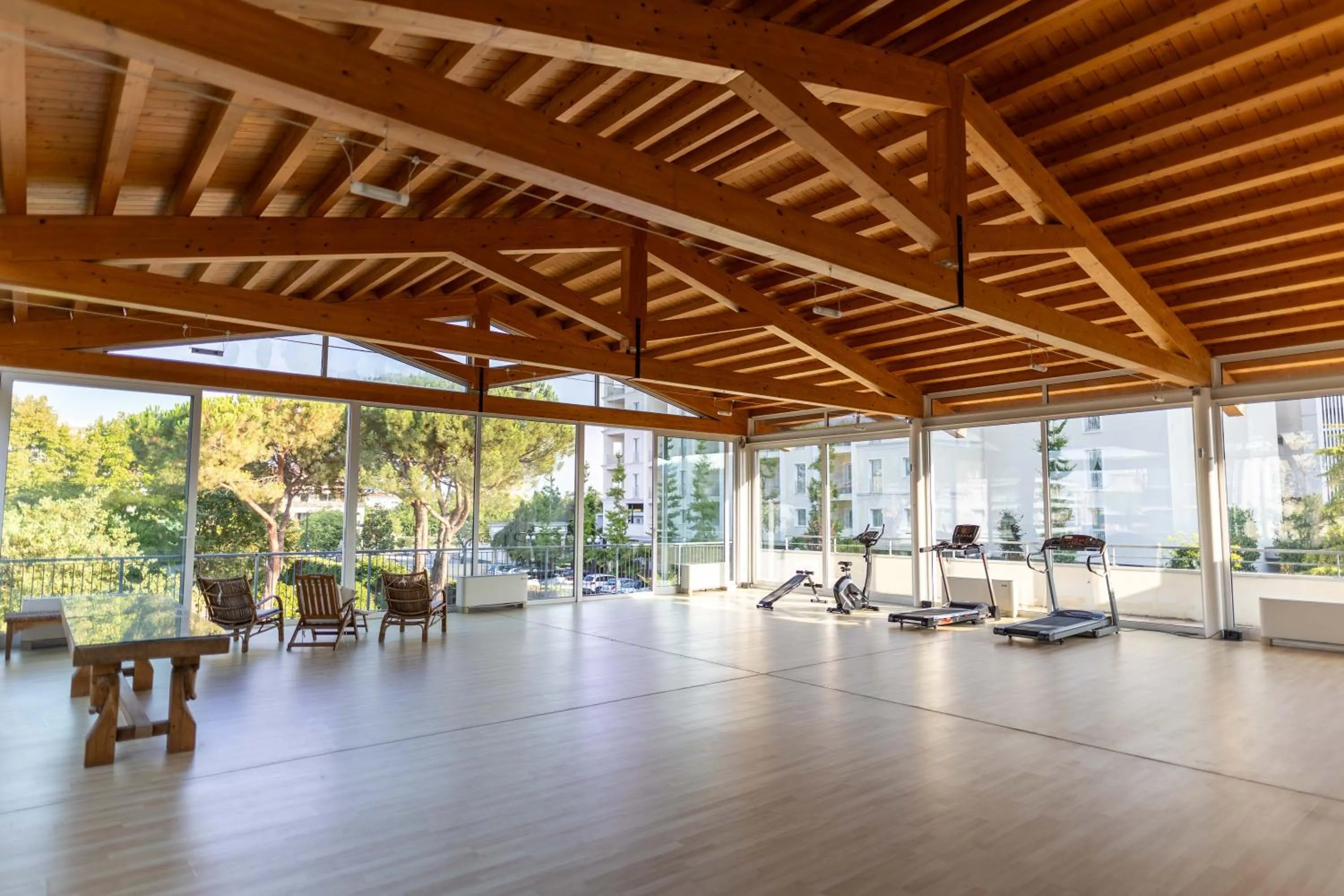 Fitness centre/facilities in Hotel Terme Milano