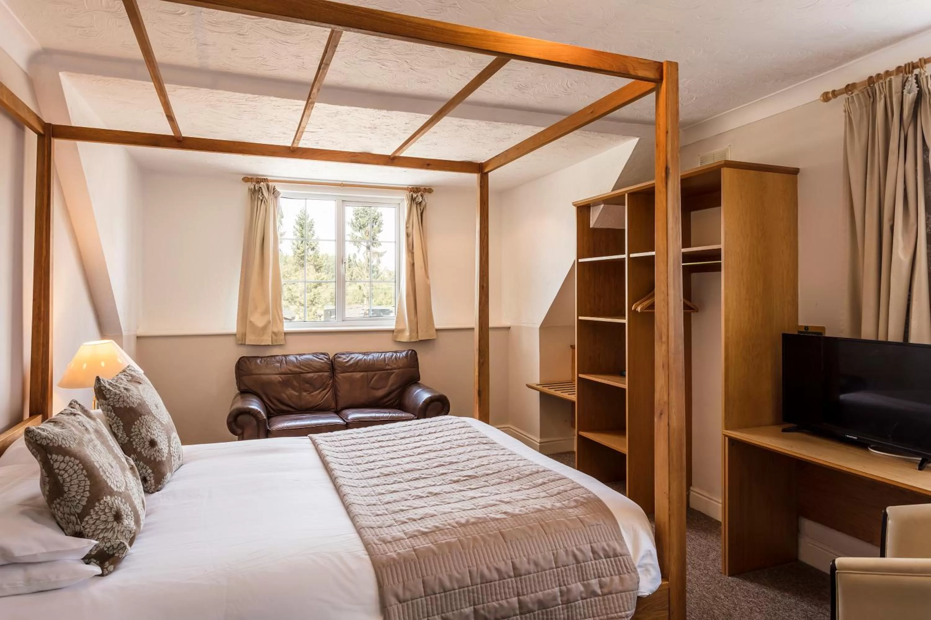 Bed in Roydon Marina Village Hotel