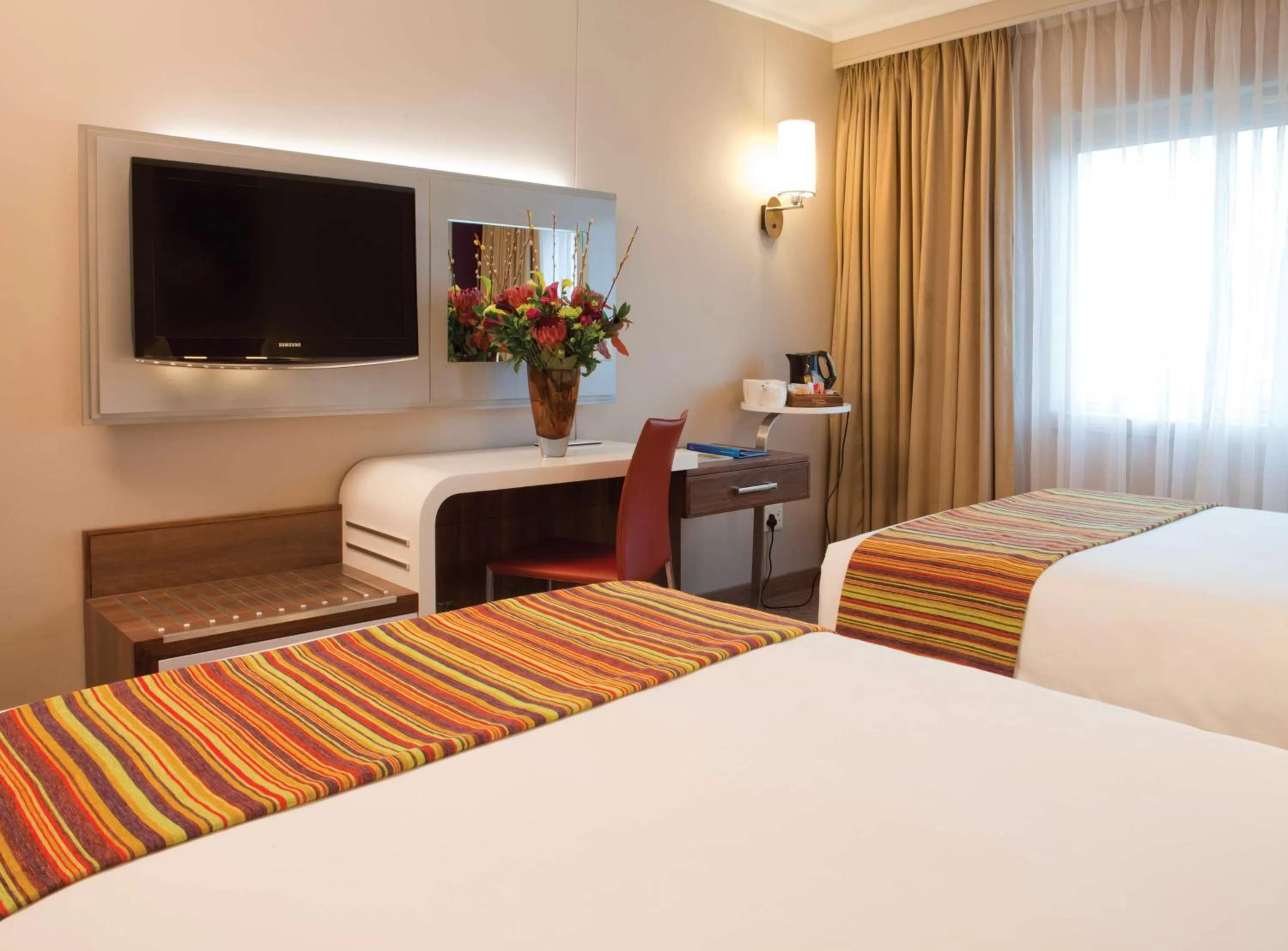 Standard Double Room with 2 Double Beds - Non Smoking in Garden Court Sandton City