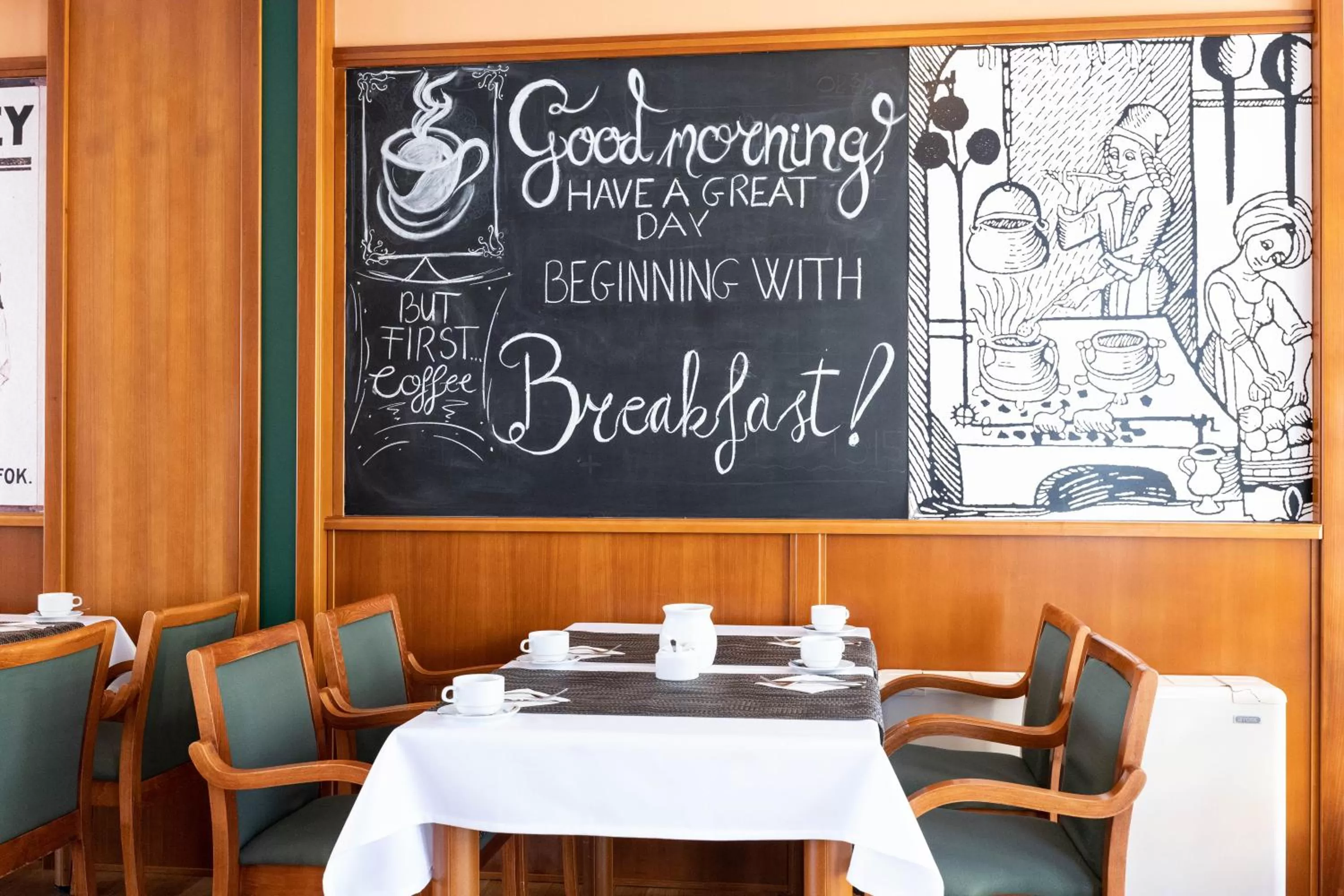 Breakfast in Szent János Hotel