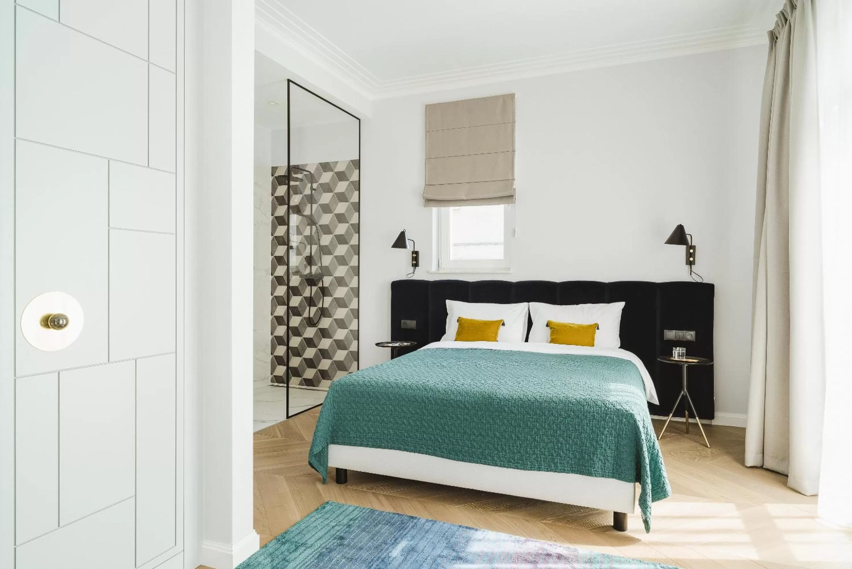 Bedroom, Bed in No.4 Residence