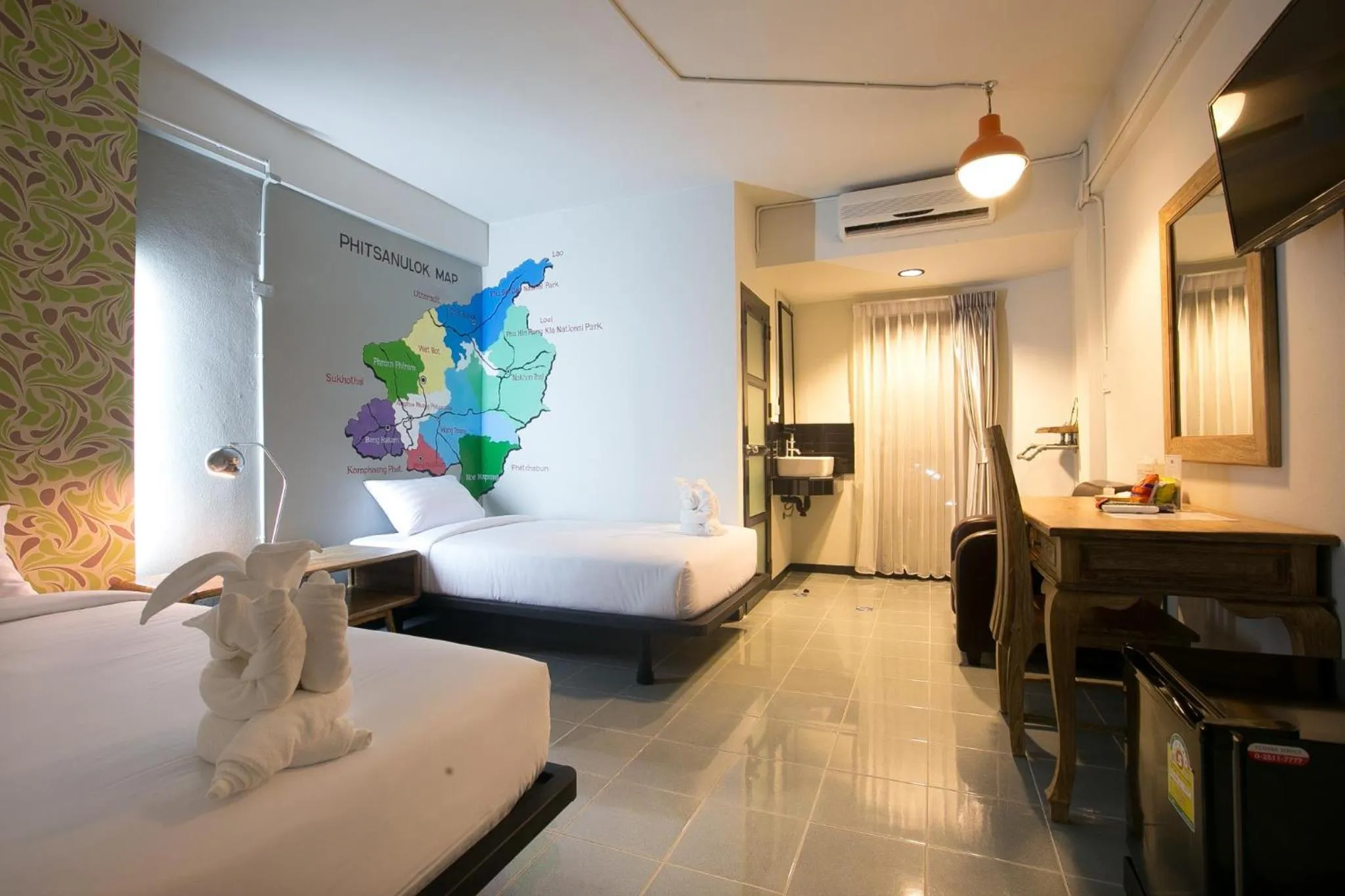 Photo of the whole room, Bed in The 8 Factory Hotel Phitsanulok