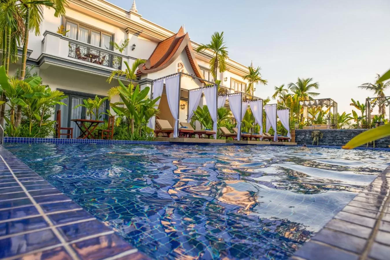 Swimming pool in Angkor Tempora Boutique