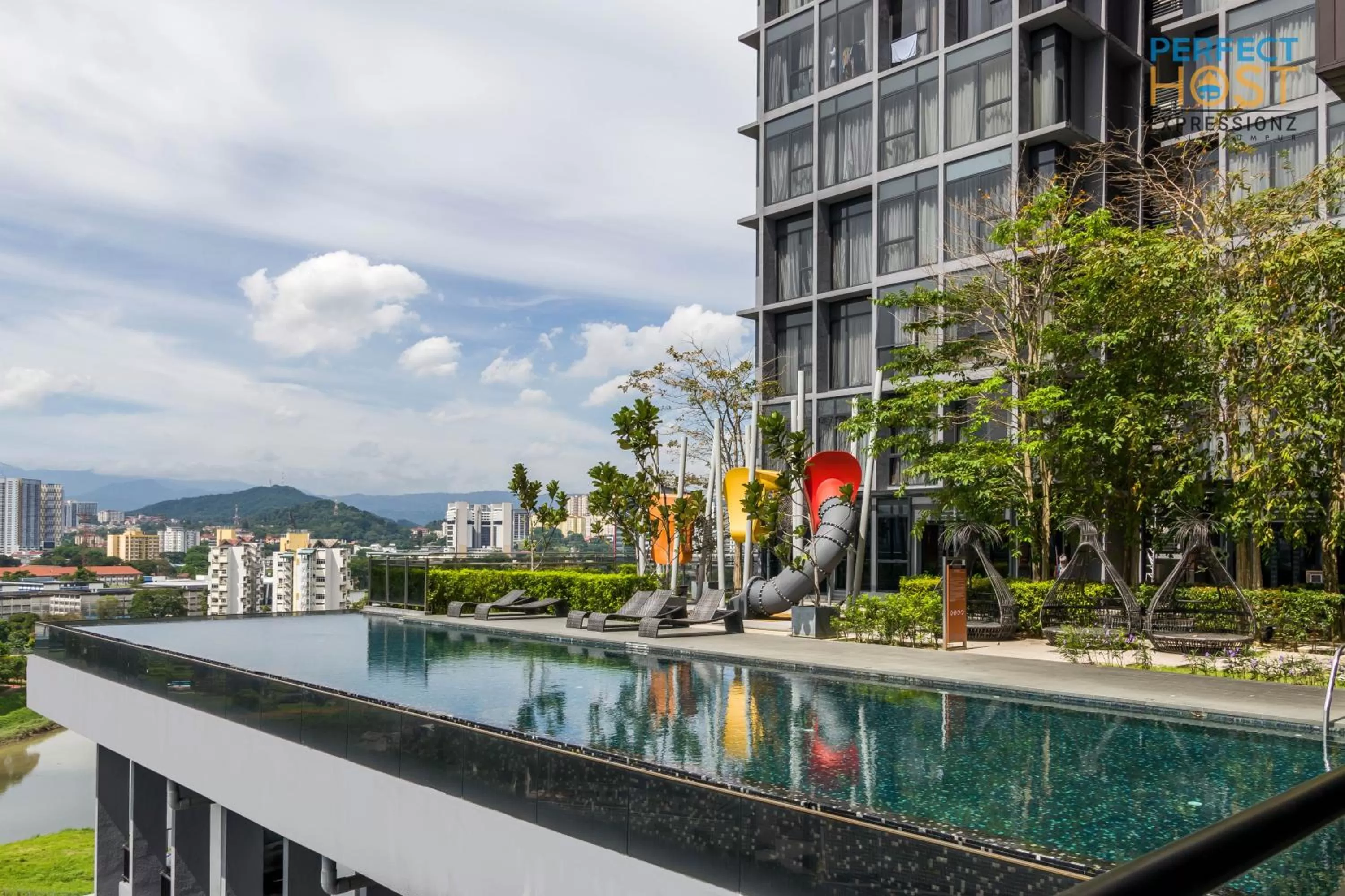 Swimming pool in Expressionz Suites KL by Perfect Host