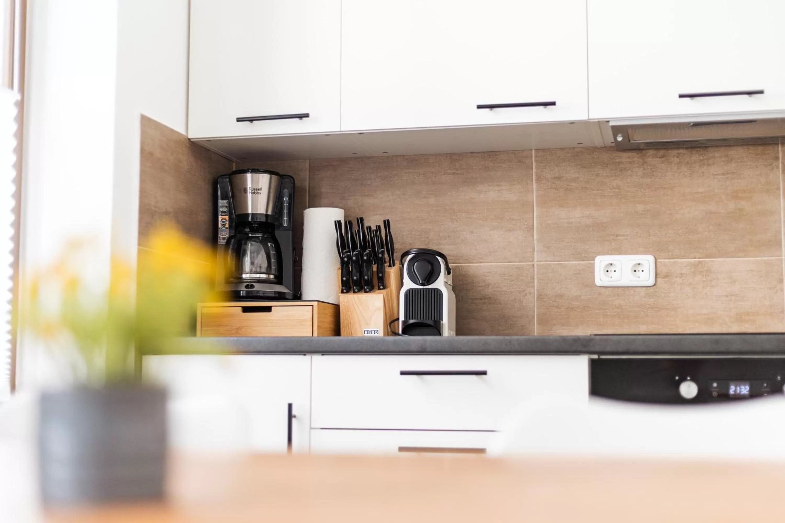 Coffee/tea facilities in Apartments am Neuen Theater - Altstadt - Zentral - Küche - Wifi - Powered by Ko-Living