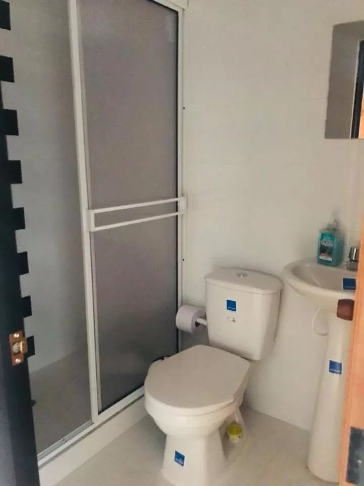 Shower in Hotel Mirador de Santa Bárbara