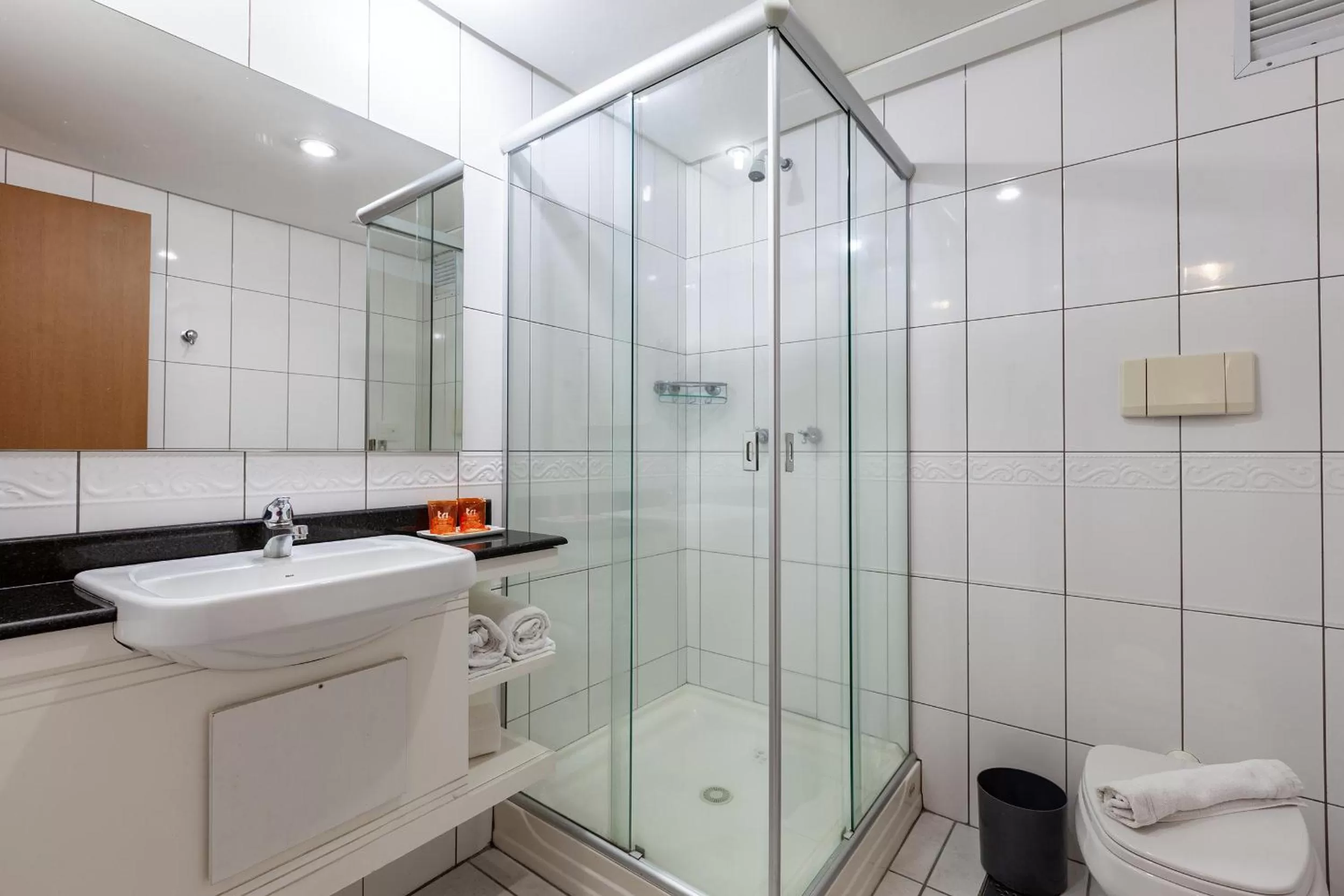 Shower in Tri Hotel Executive Caxias