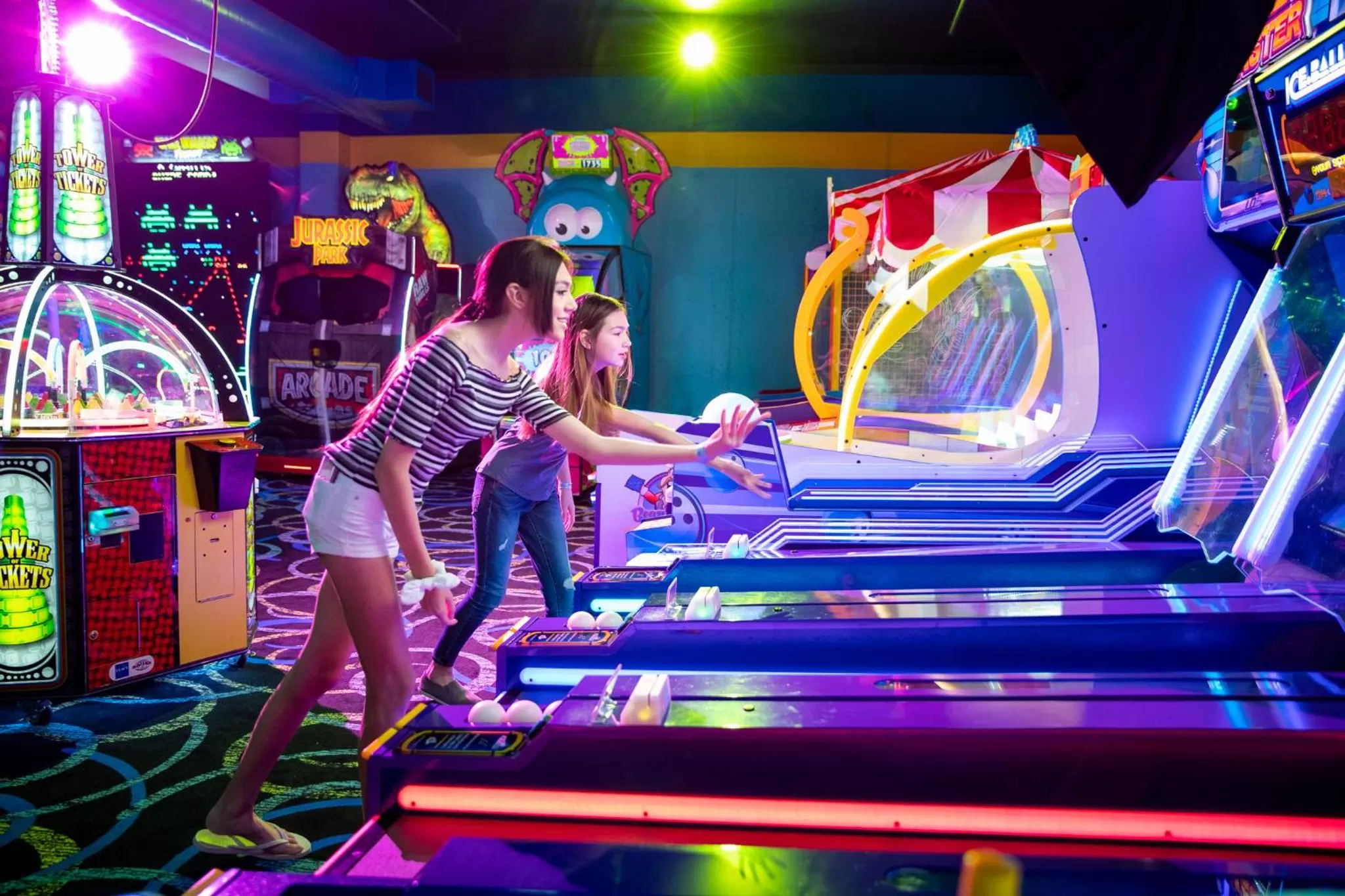 Game Room in Timber Ridge Lodge and Waterpark