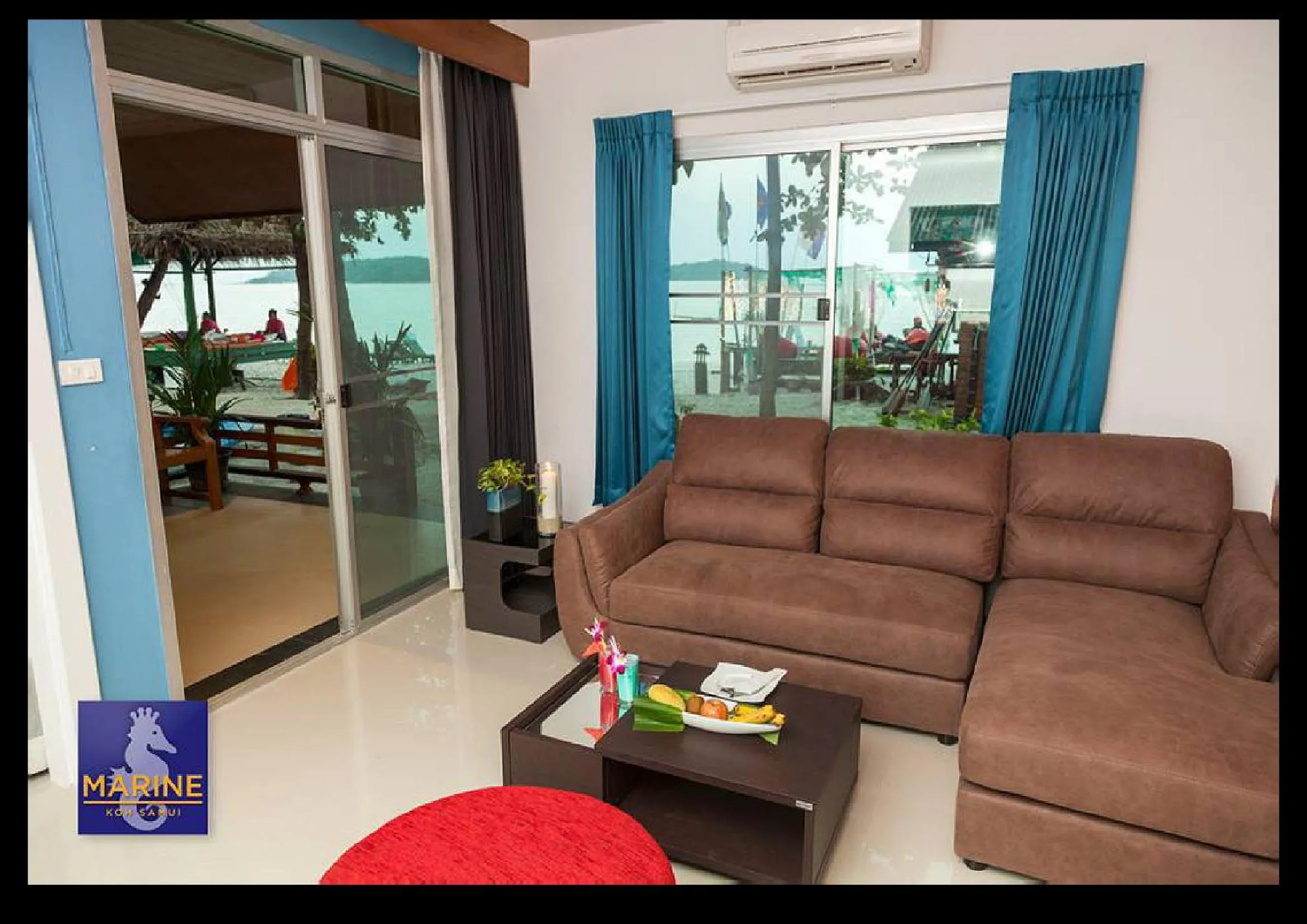 Living room in Marine Chaweng Beach Resort
