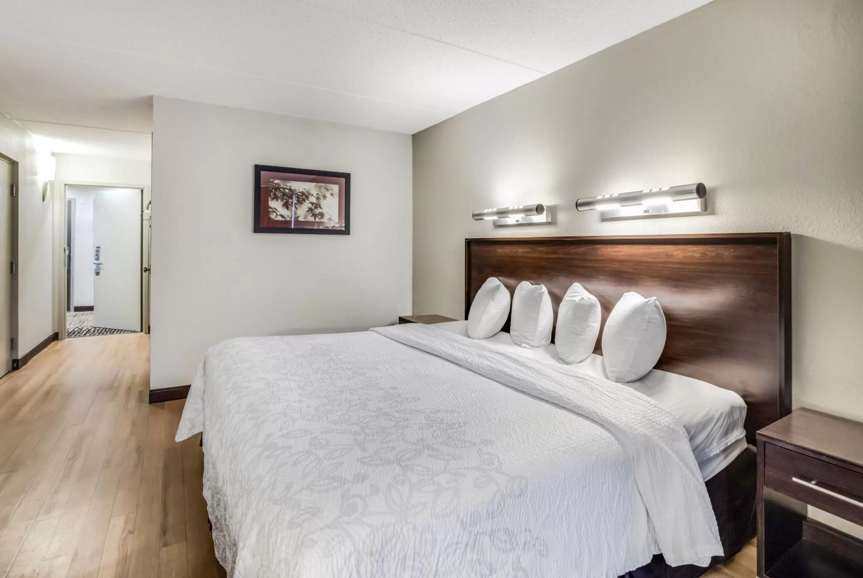 Bedroom, Bed in Red Roof Inn PLUS+ Boston - Woburn/ Burlington