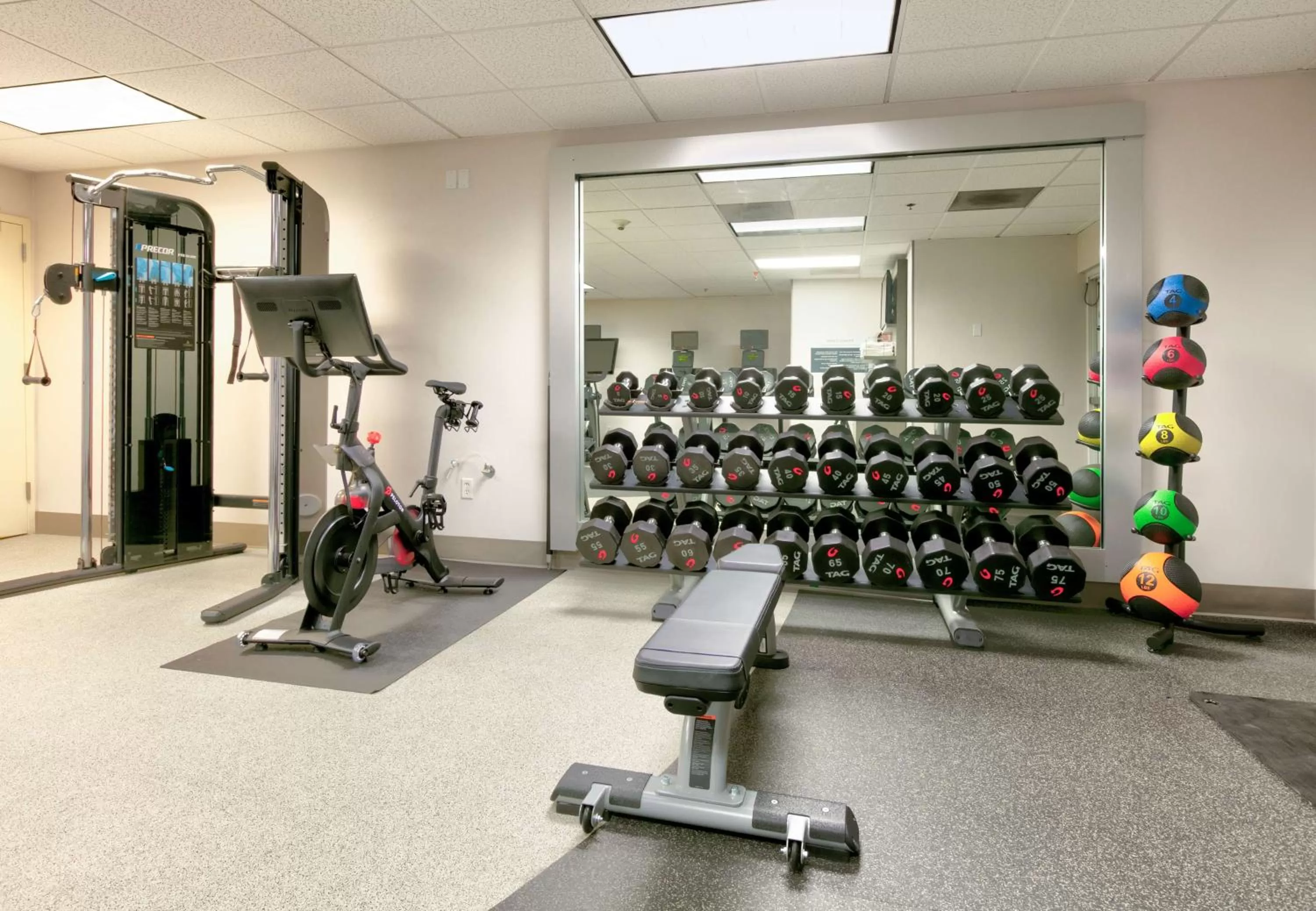 Fitness centre/facilities in Hilton Garden Inn Irvine East/Lake Forest