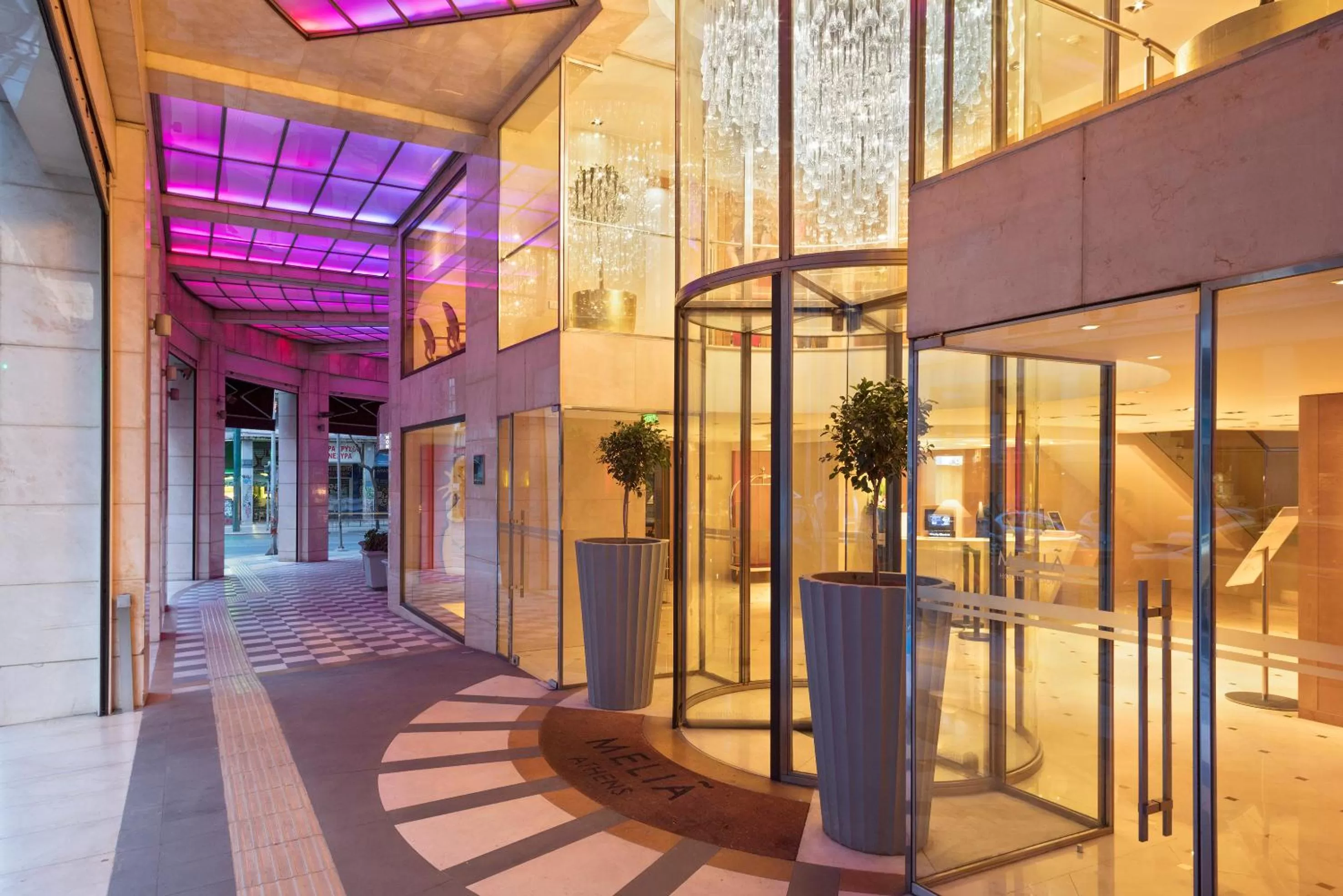 Facade/entrance in Melia Athens