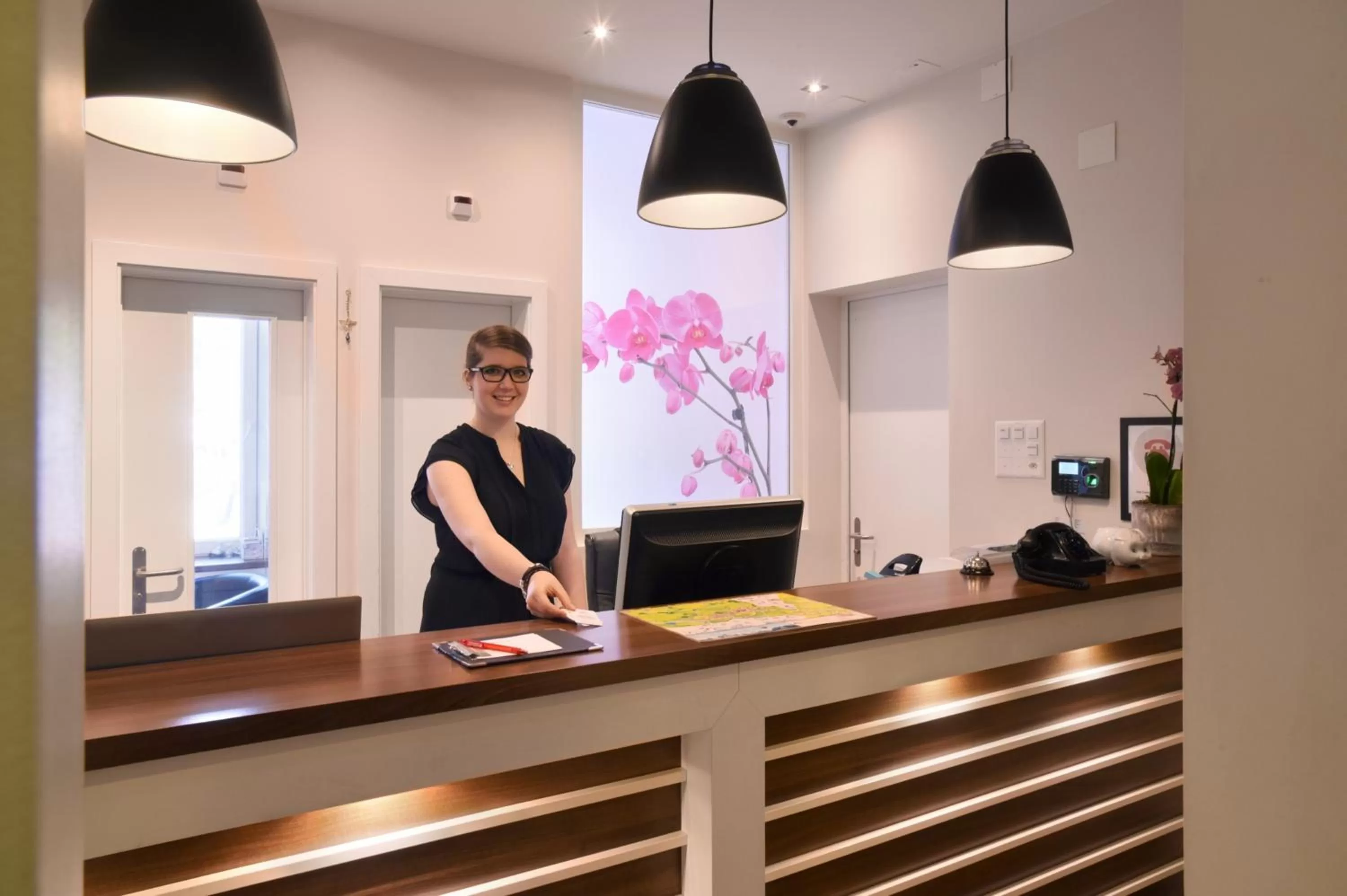 Lobby or reception in Hotel Central