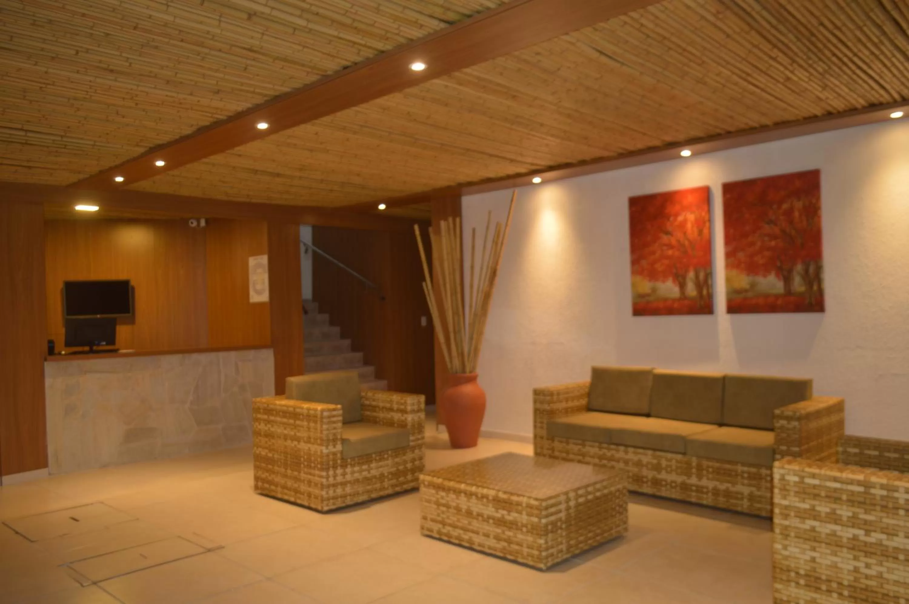 Lobby or reception in Brisa do Mar Beach Hotel