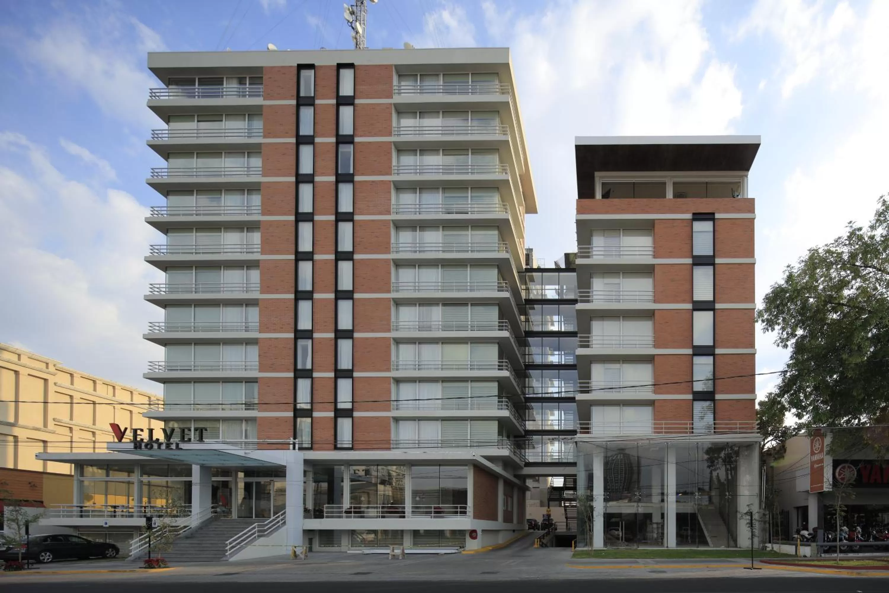 Property building in Hotel Velvet Plaza