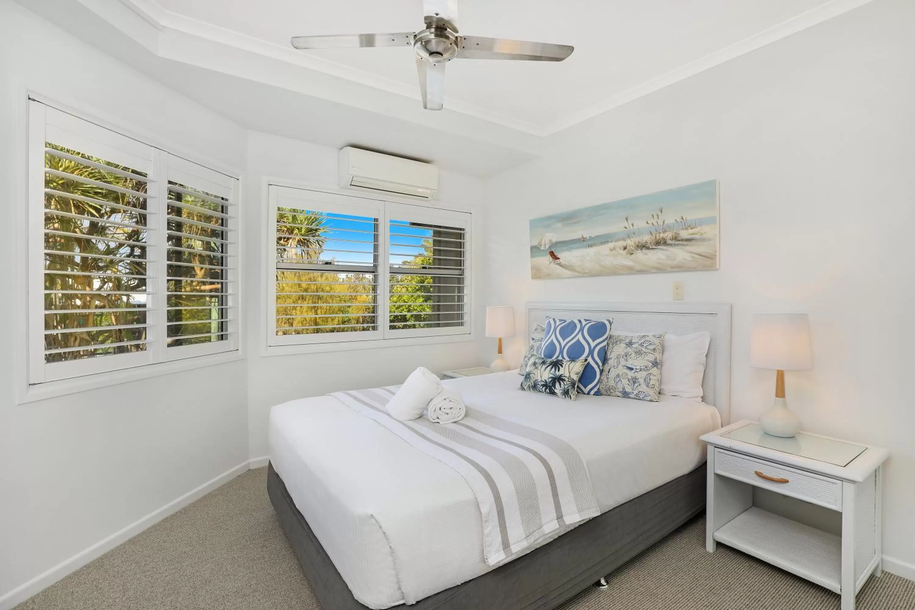 Bed in Andari Holiday Apartments