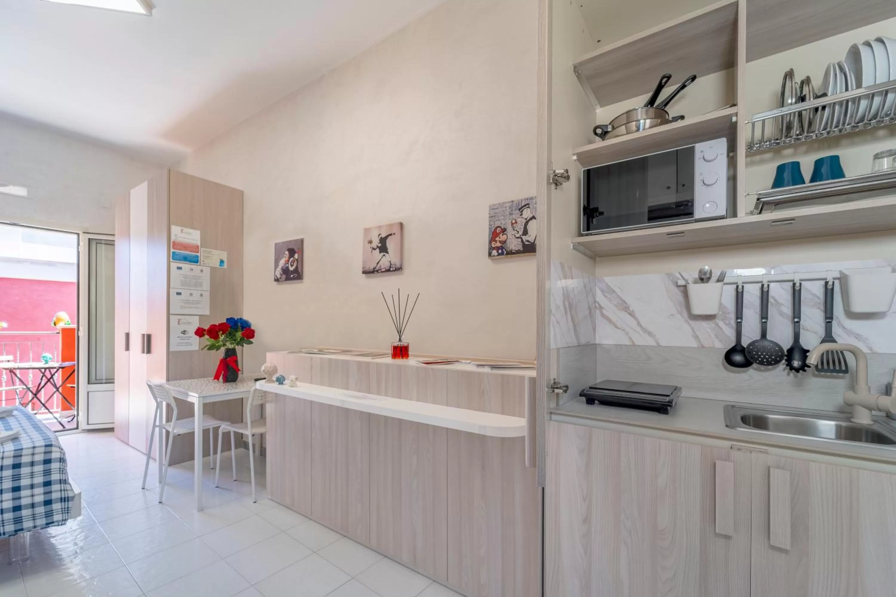 Kitchen or kitchenette in B&B Eraclio