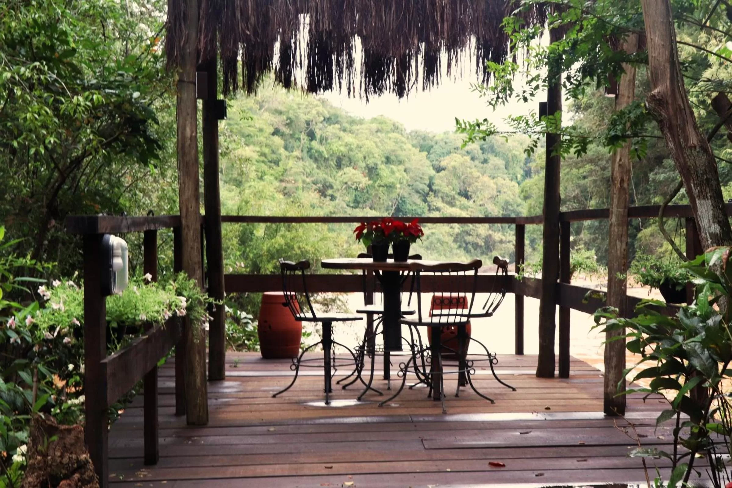 Seating area in Pousada Santa Thereza
