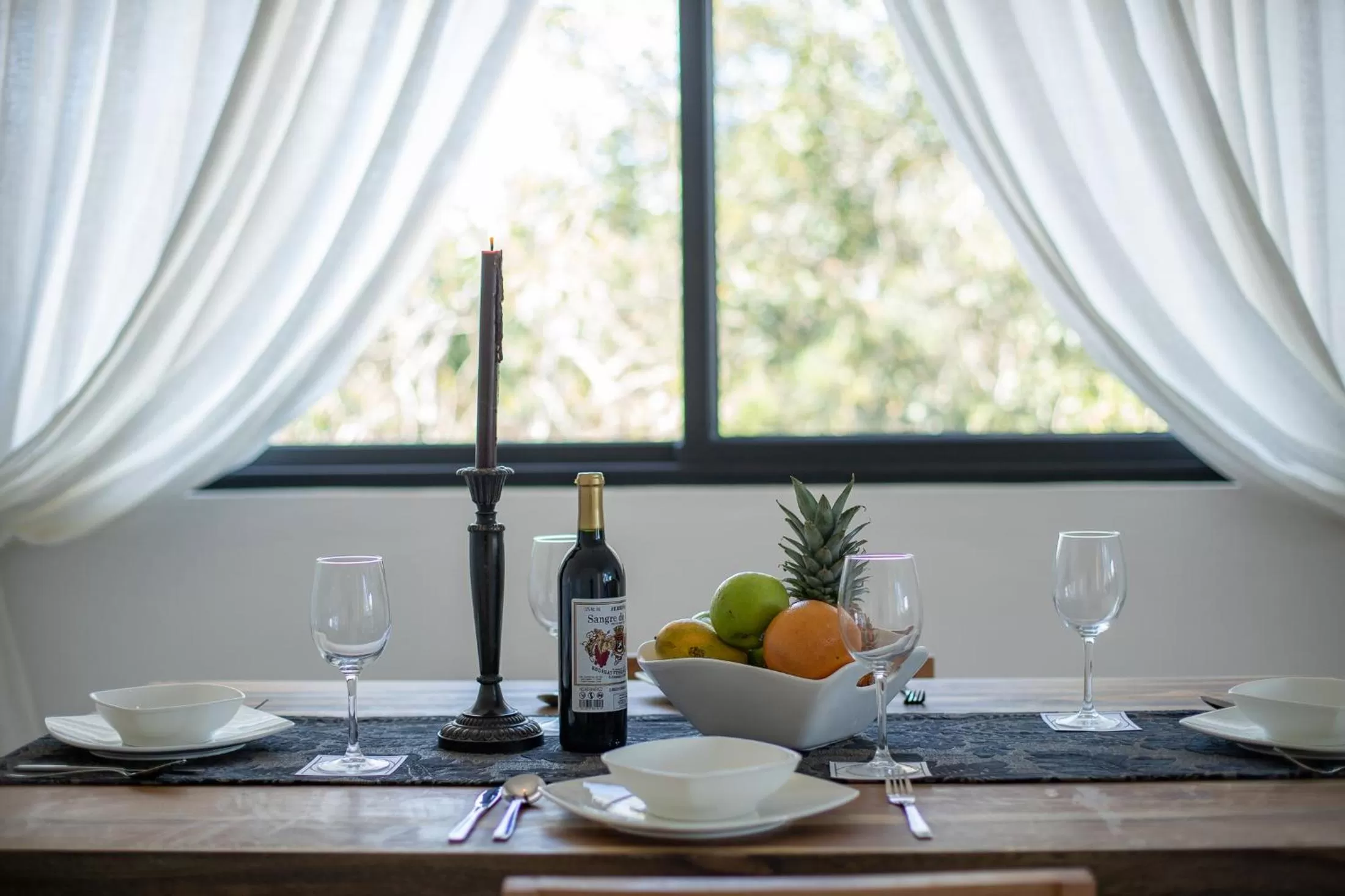 Dining area in Panacea Condo Tulum