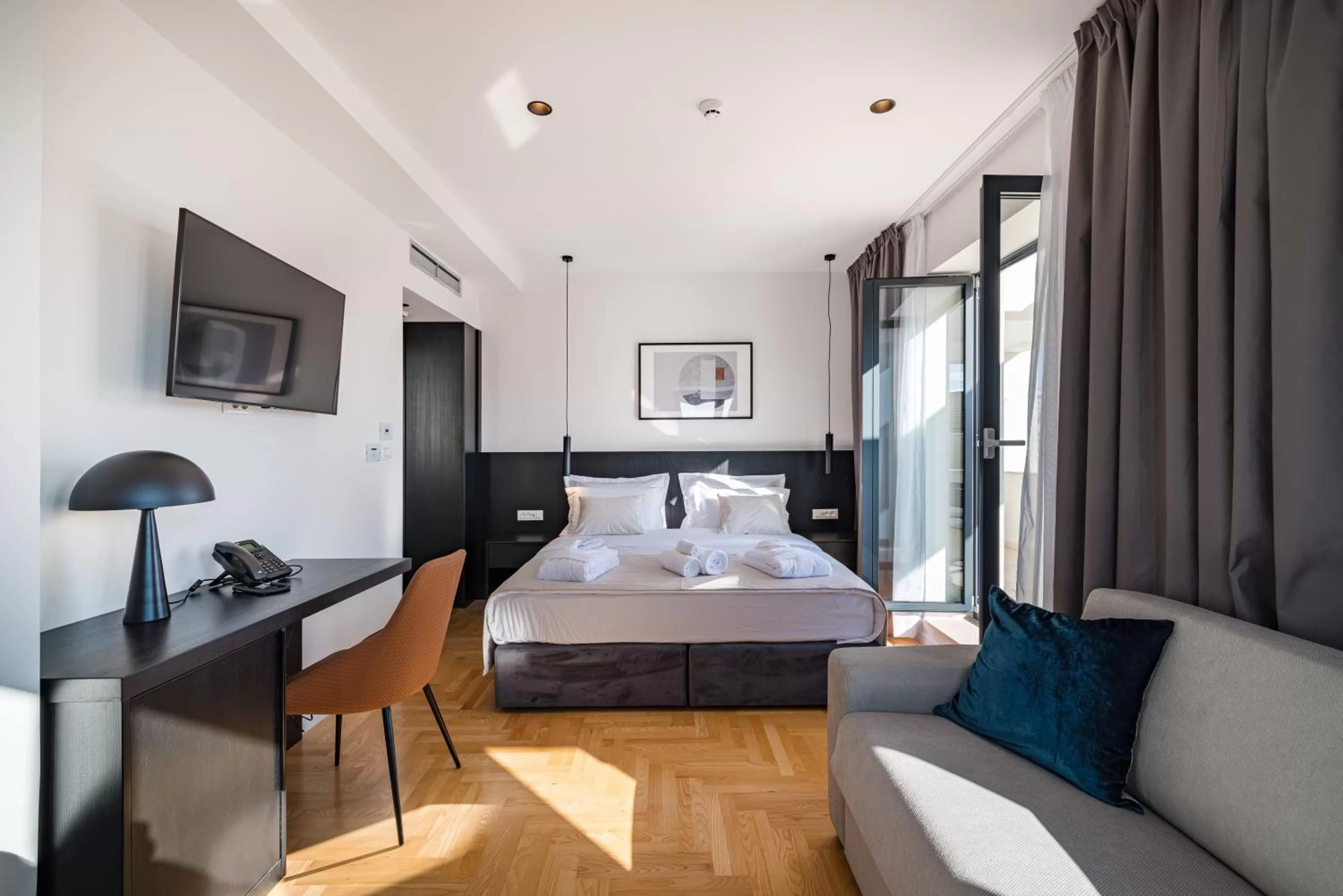 Bed in Miramare Hotel