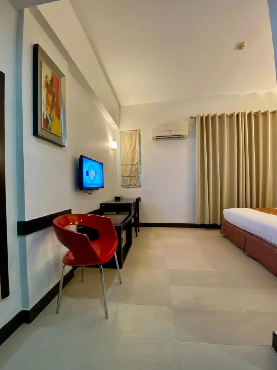 Bed in My Inn Hotel Lahad Datu, Sabah