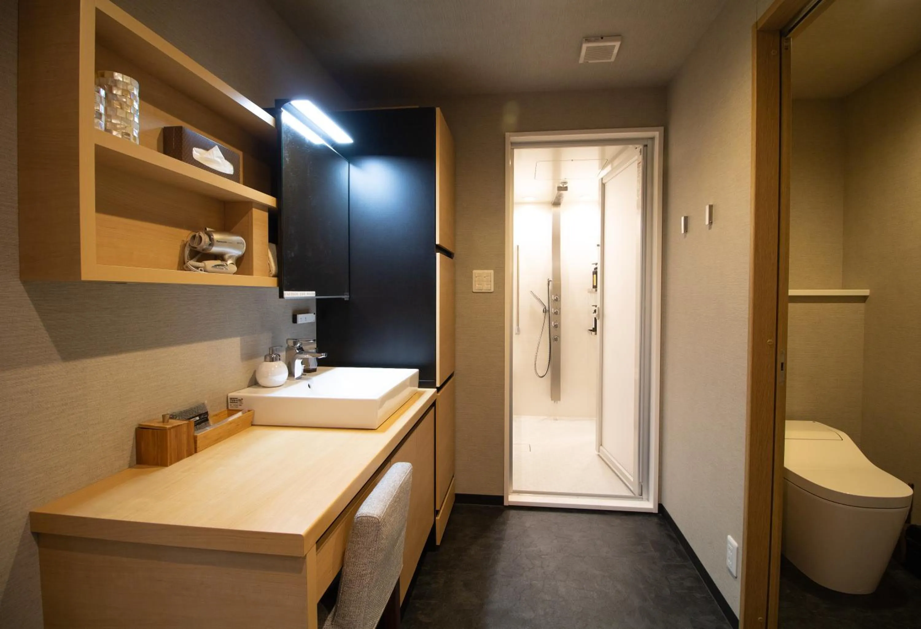 Shower in R&Run Kyoto Serviced Apartment & Suites
