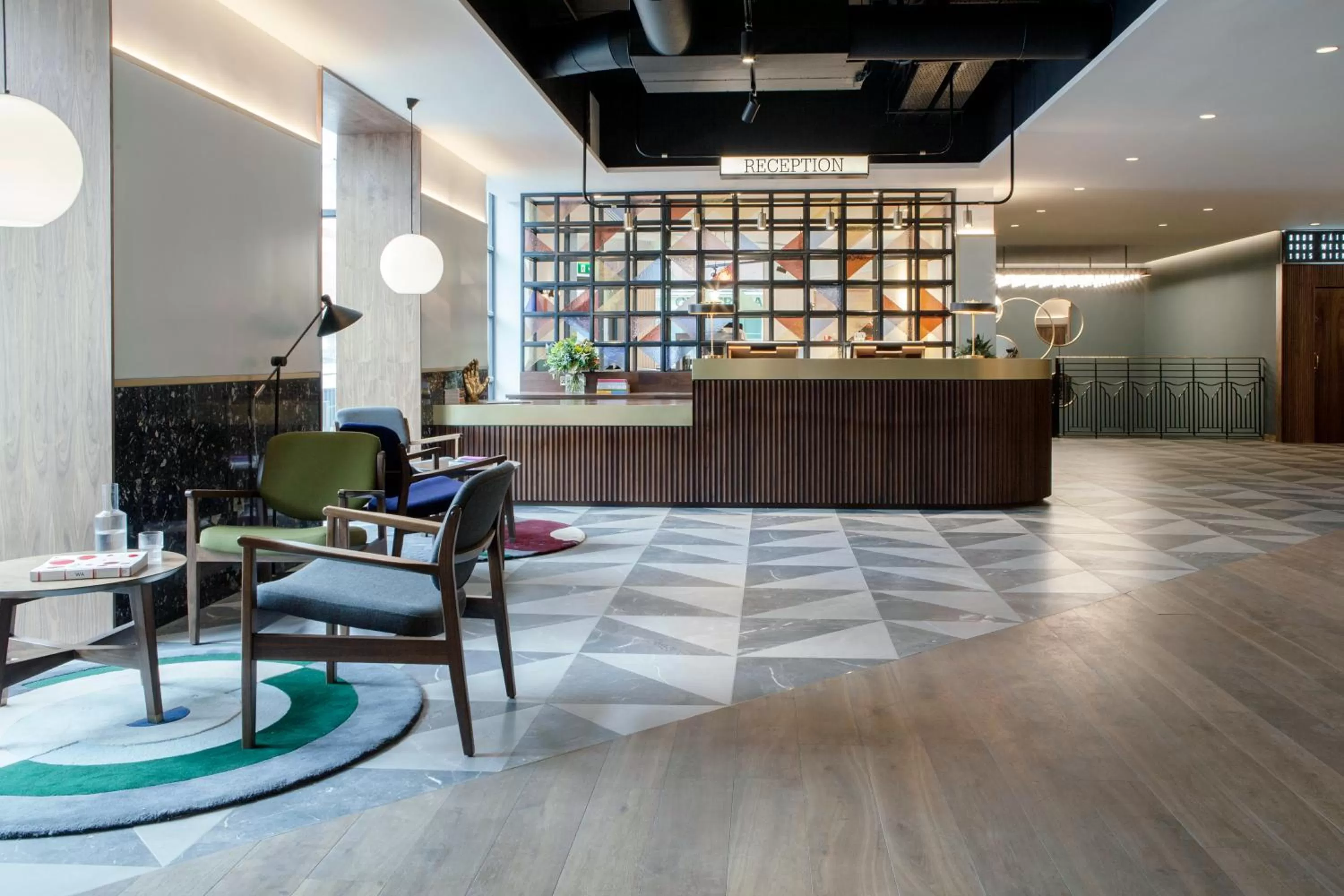 Lobby or reception in The Alex