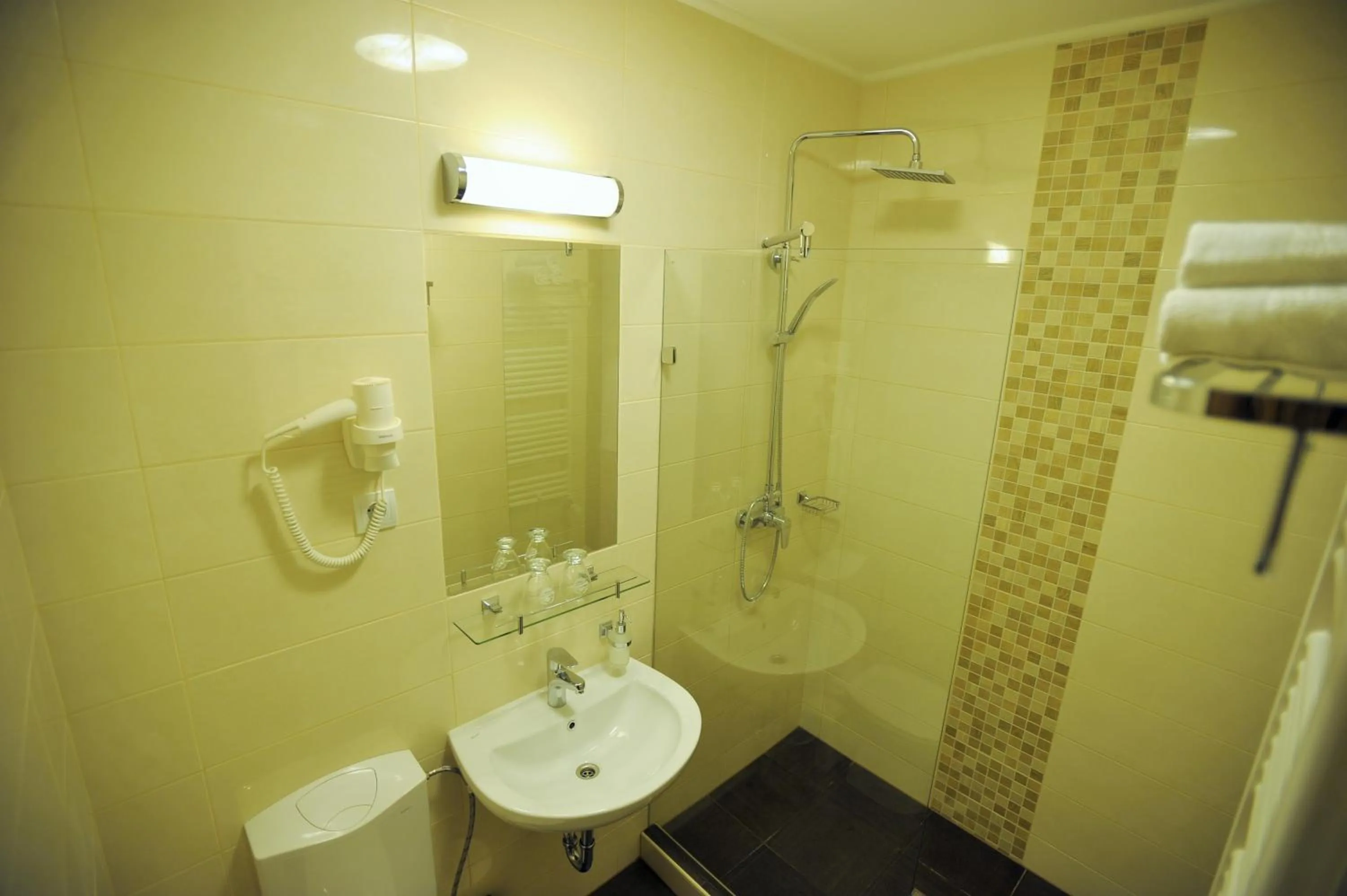 Shower in Park Hotel Gyula
