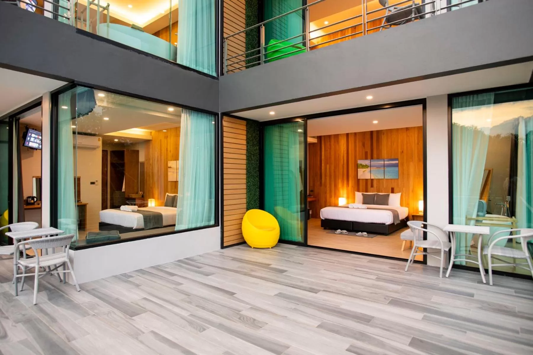 Bed in Ao Luek Panoramic Pool-SHA Plus