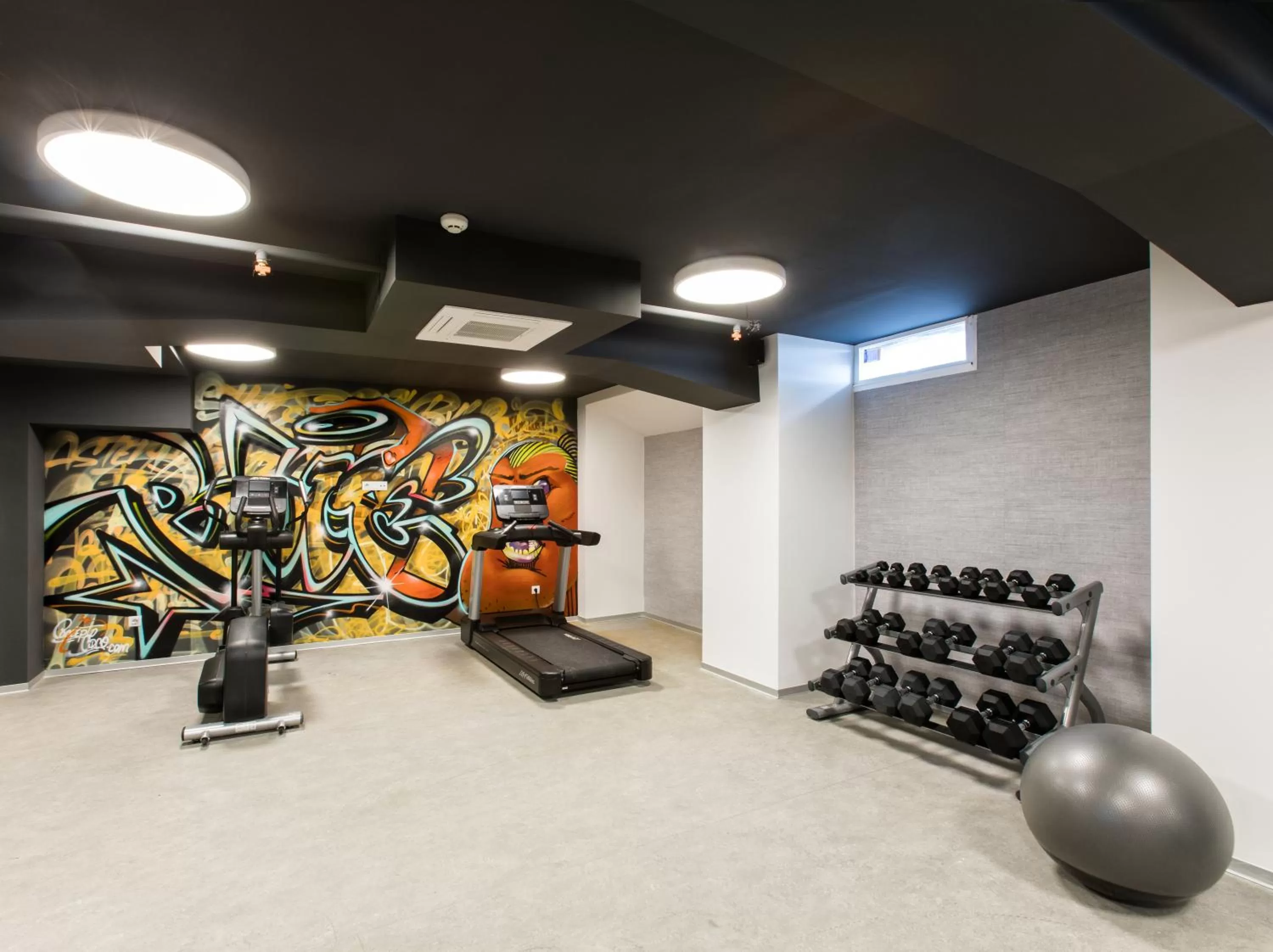 Fitness centre/facilities in Hotel Riazor