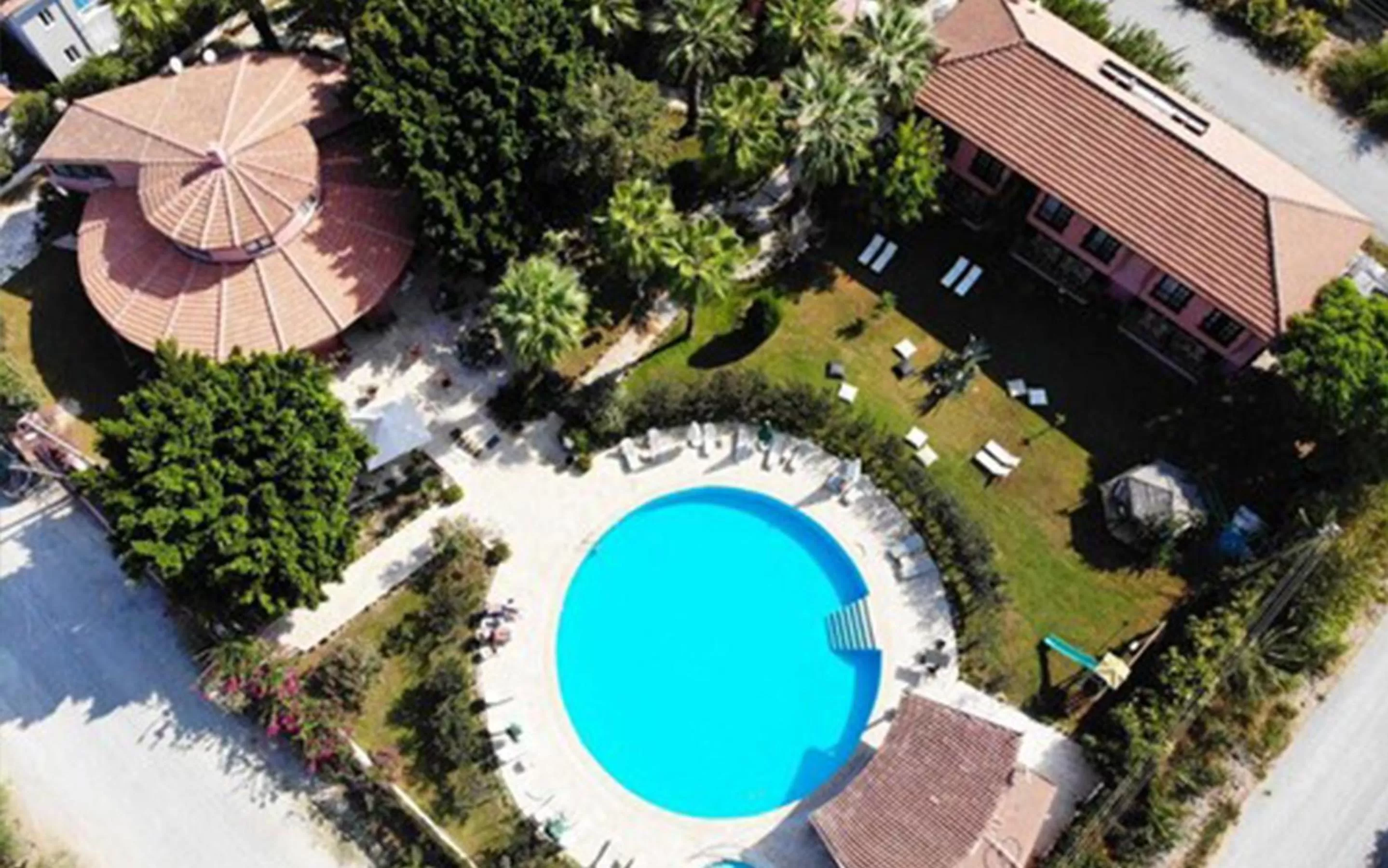 Bird's eye view in Hotel Palme Dalyan