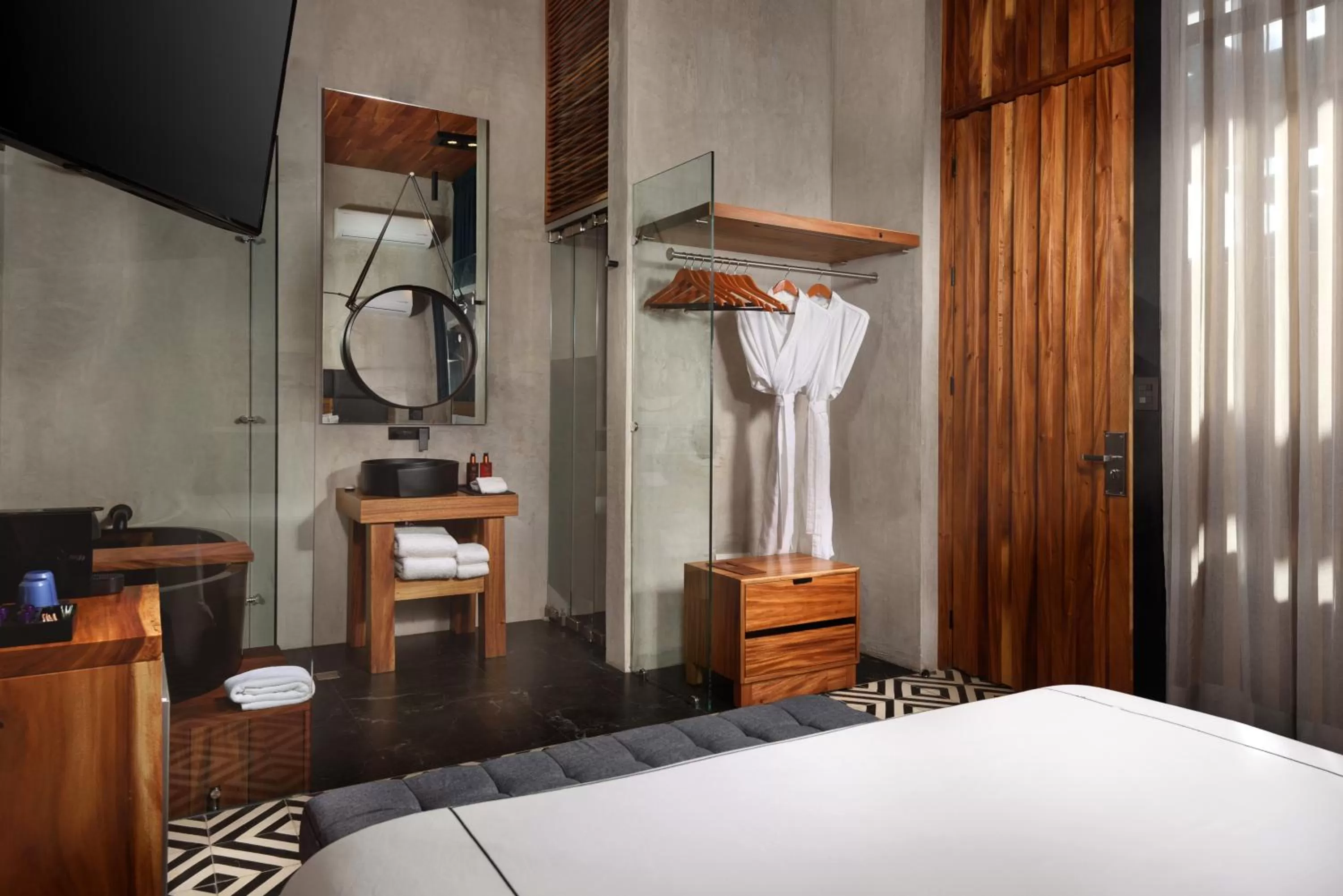 Bathroom, Bed in Diez Diez Collection