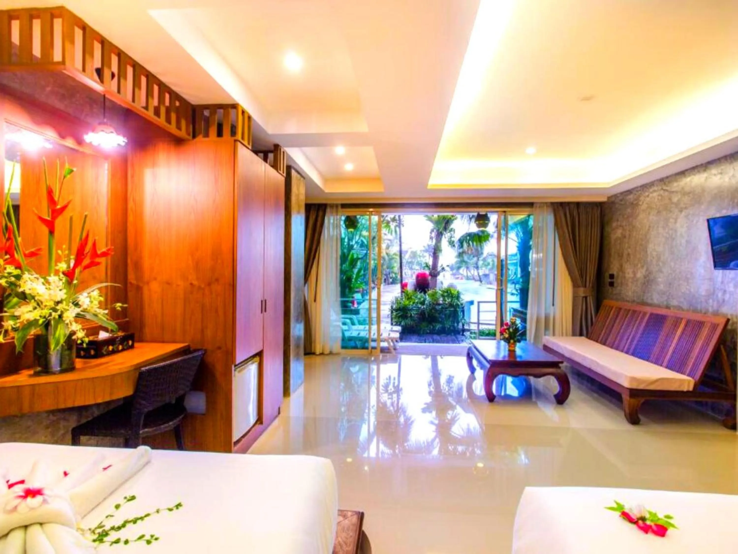 Deluxe Triple Room - Pool Access in The Samui Beach Resort