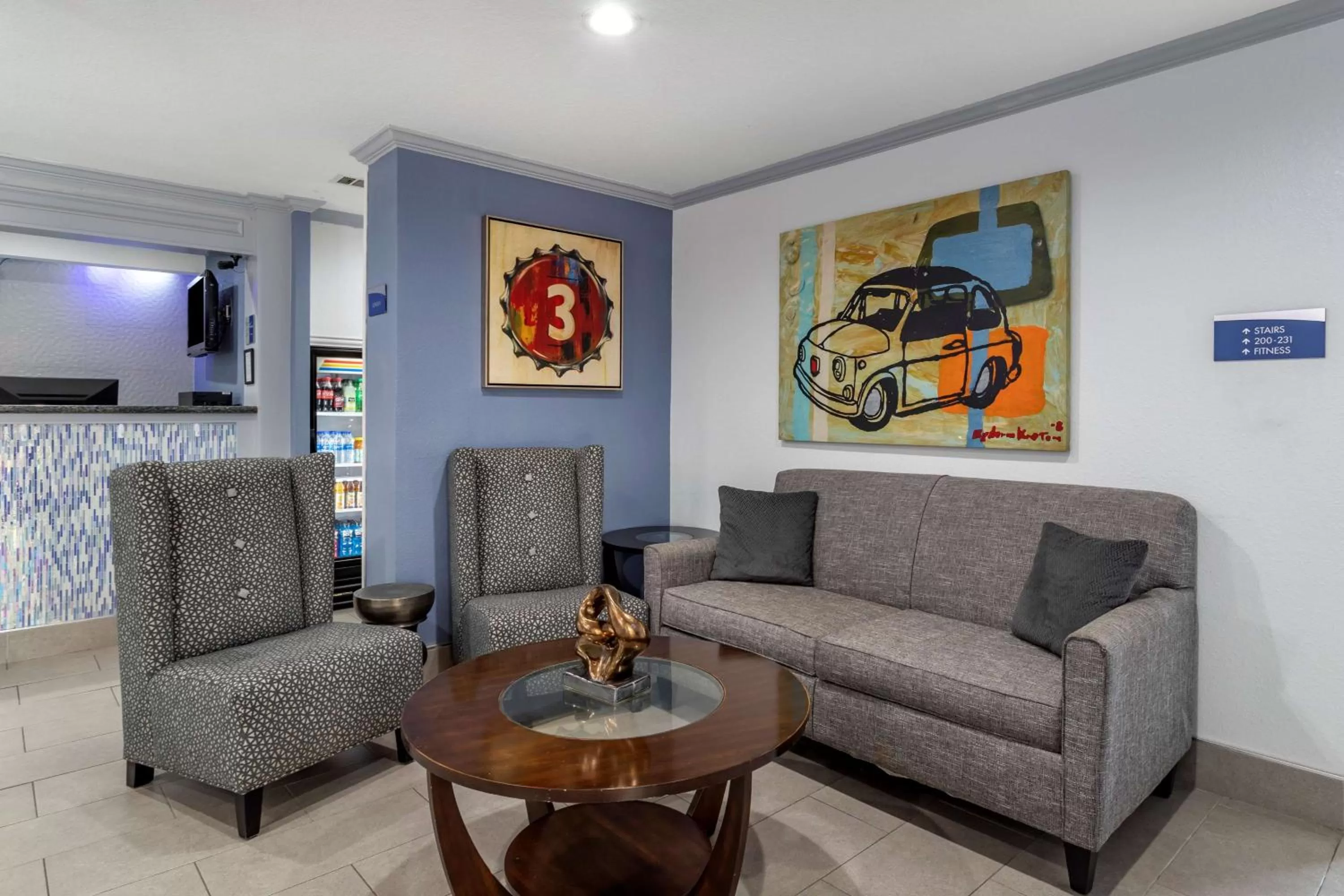 Lobby or reception in Best Western Plus Orange County