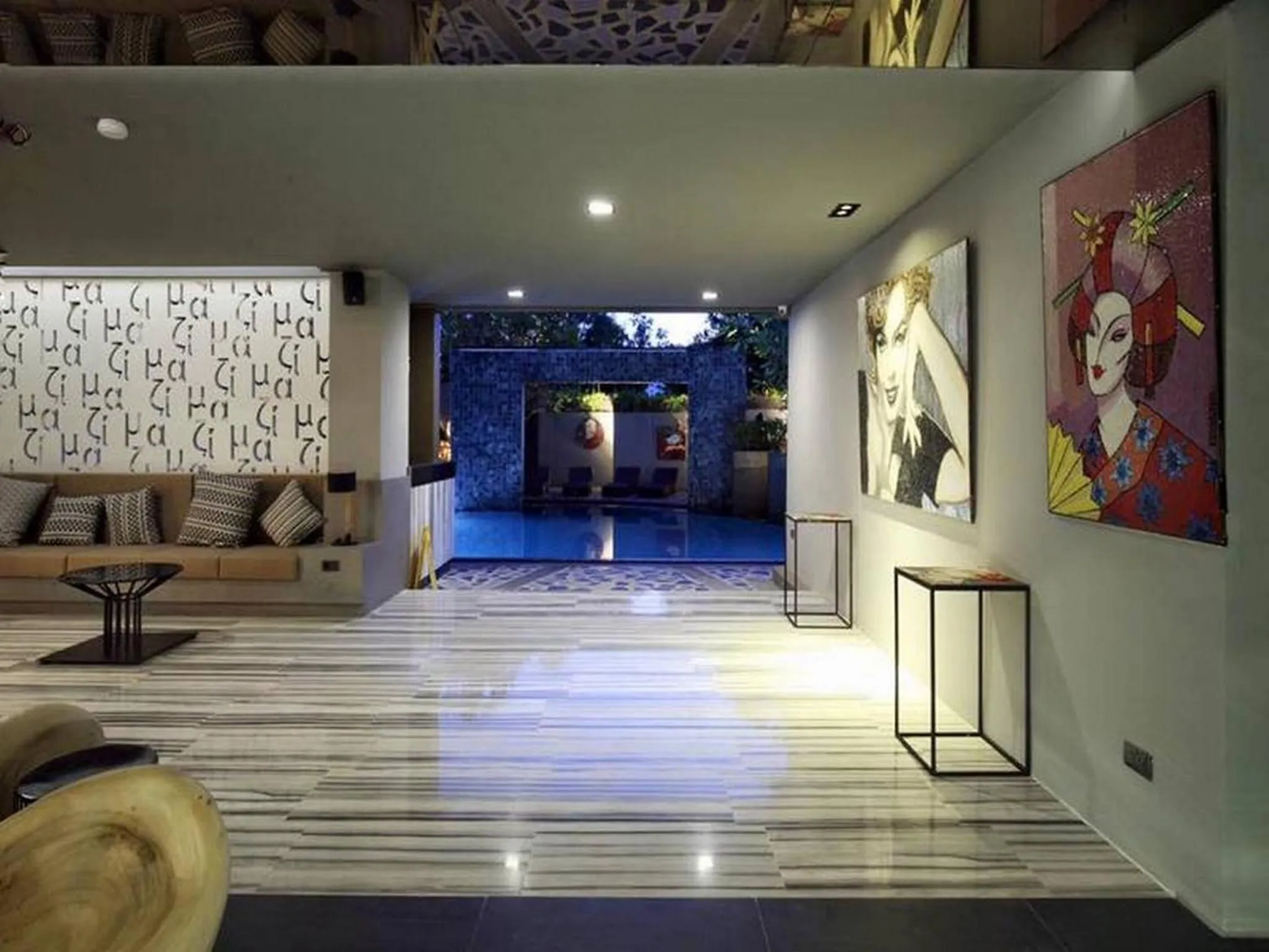 Decorative detail in Mazi Design Hotel by Kalima